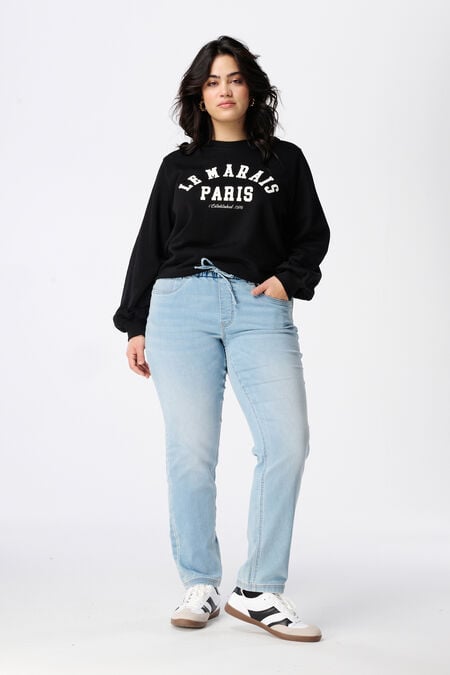 Jogginghose aus Denim Jogginghose aus Denim