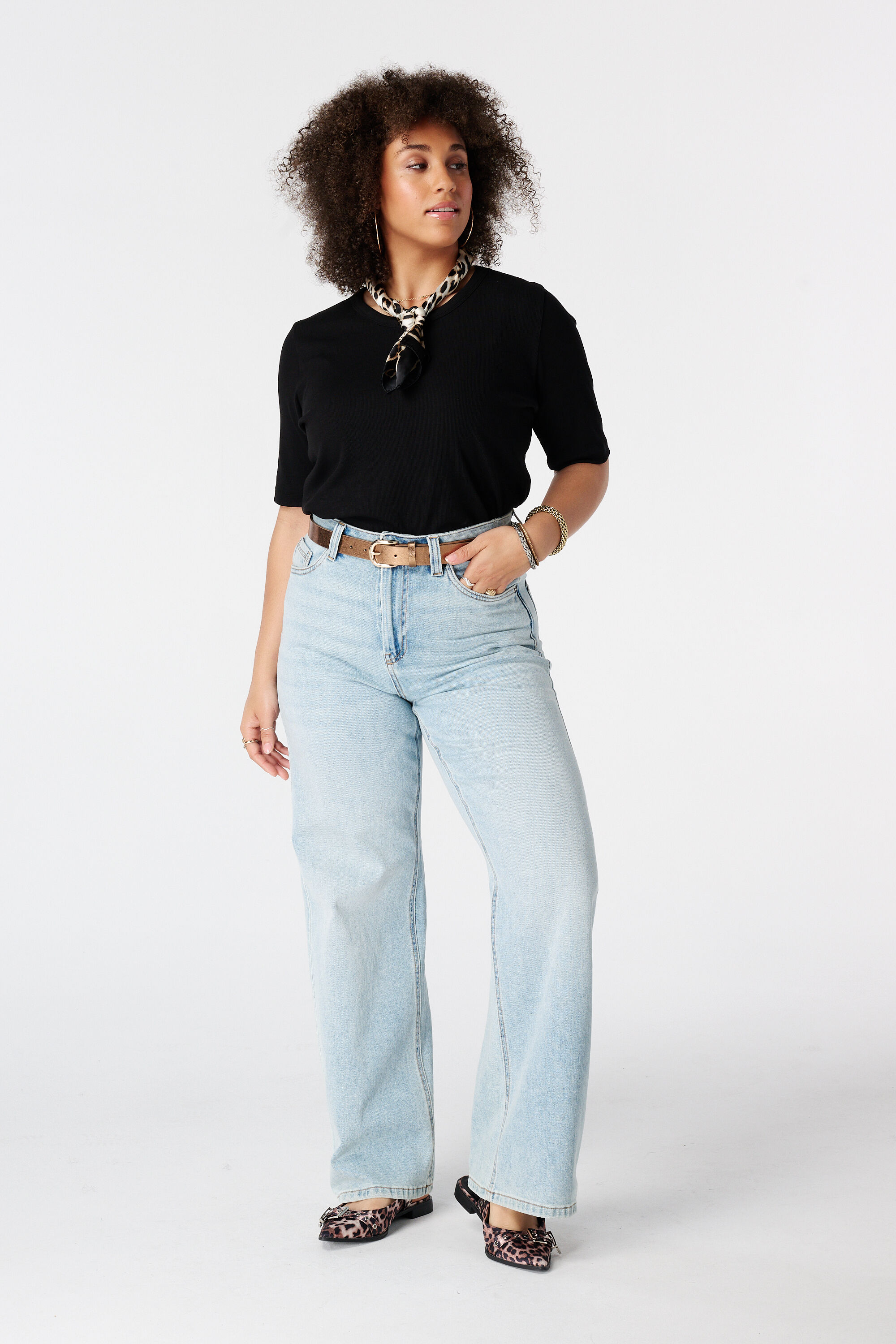 Basic Top aus Rippstoff image number 5