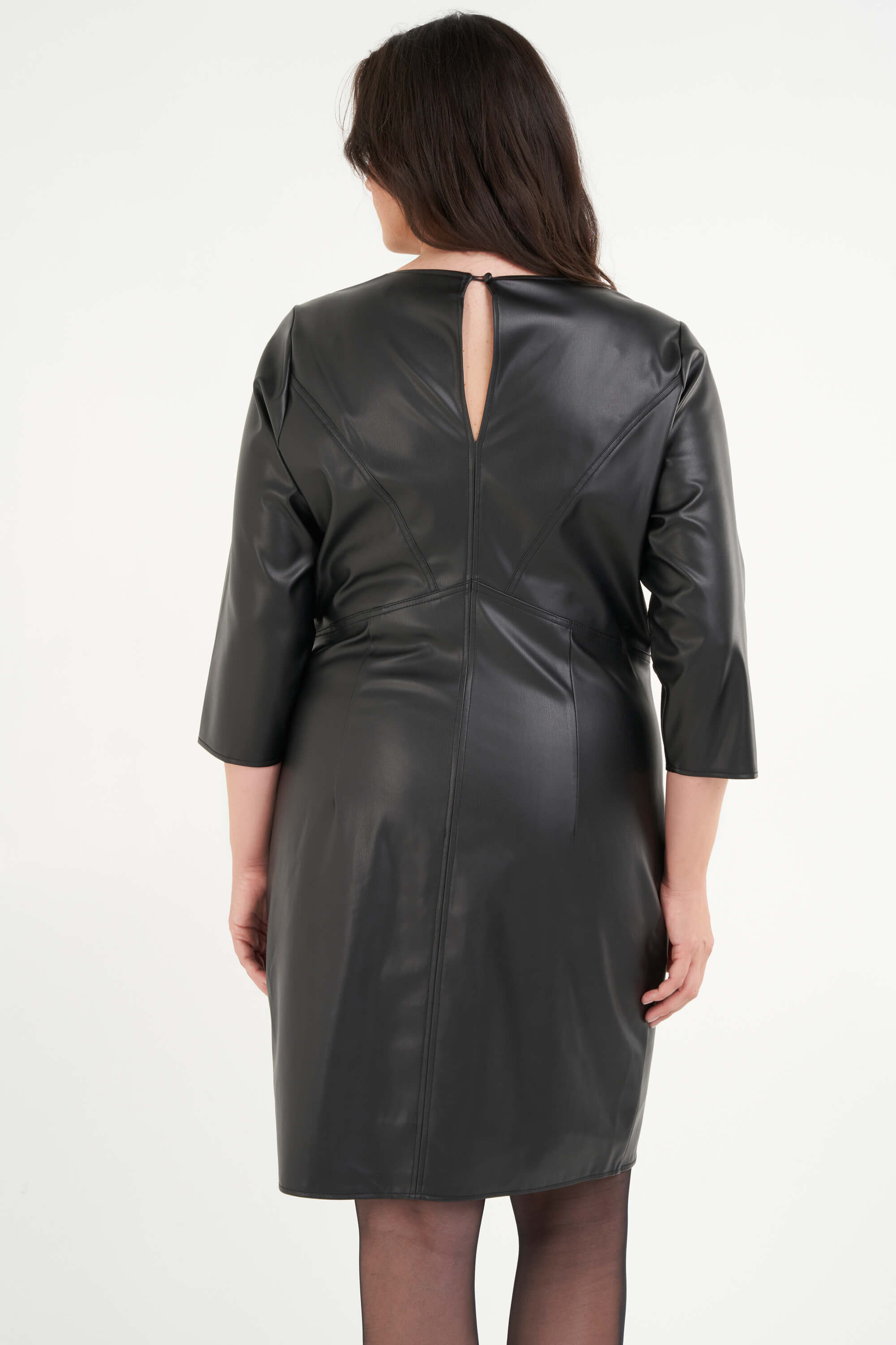 Kunstleder-Kleid  image number 3