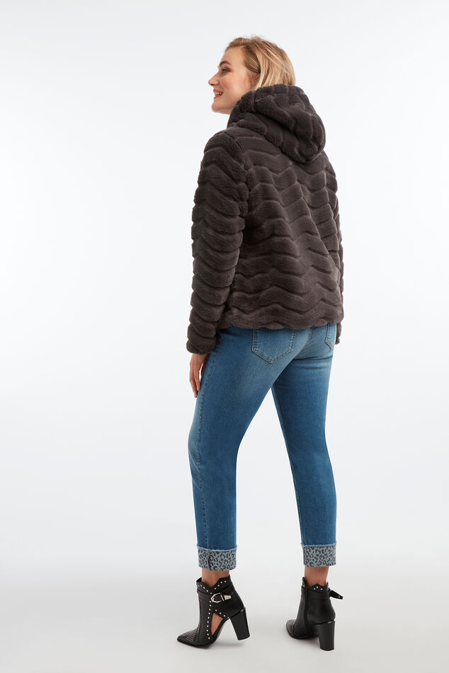 Mantel aus Kunstpelz image number 5