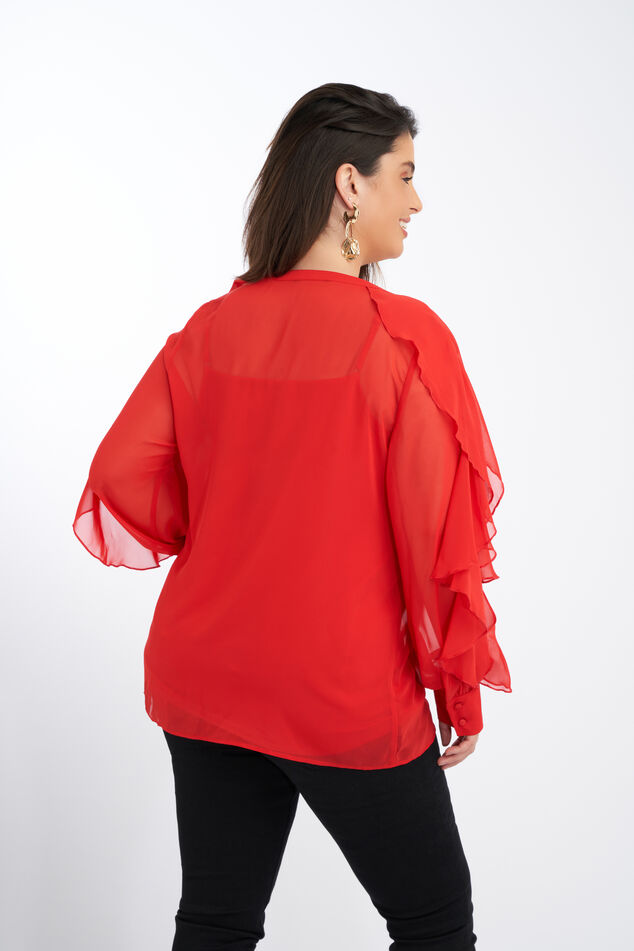 Bluse mit Rüschen image number 3