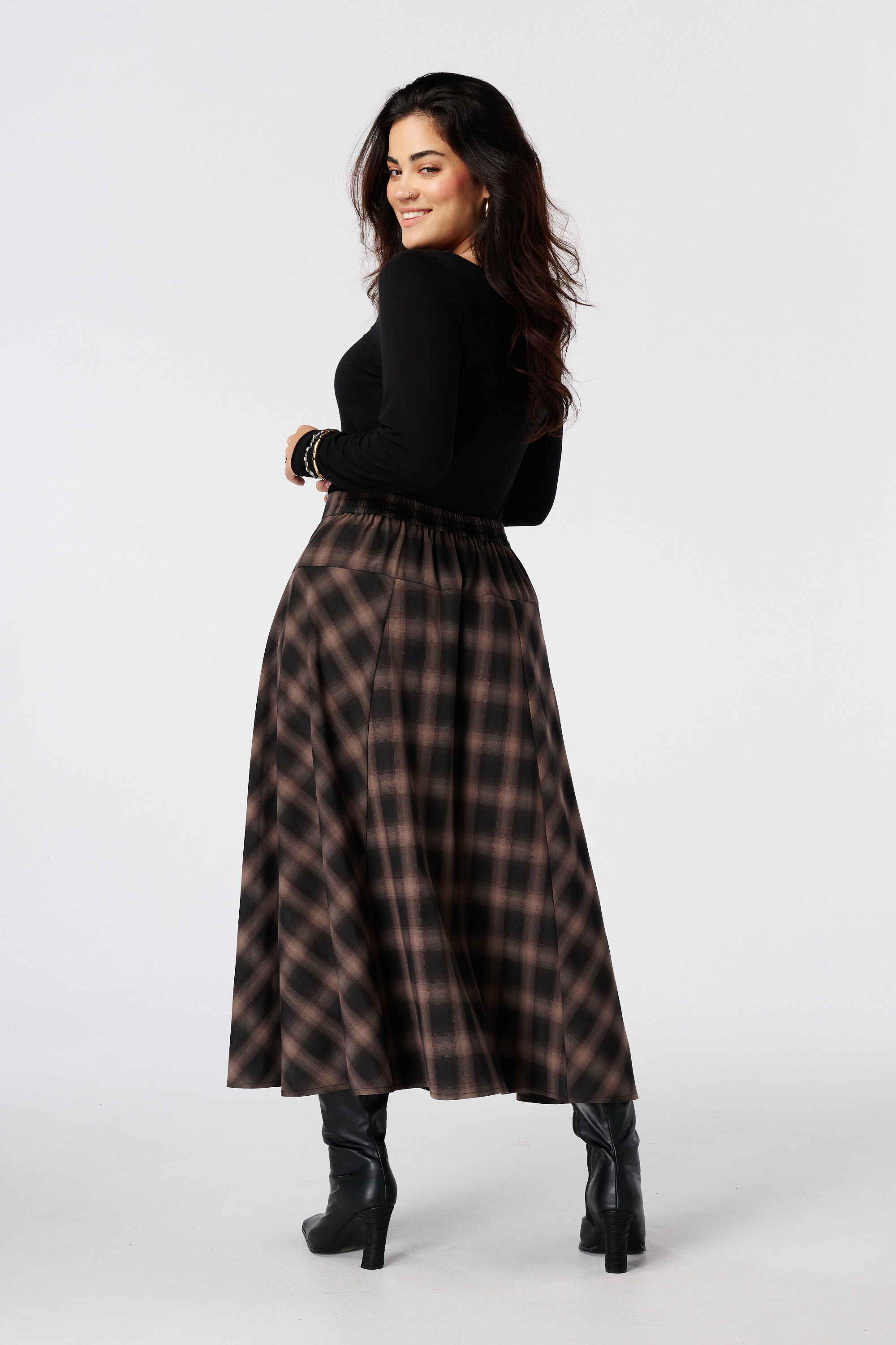 Karierter Midirock image number 3