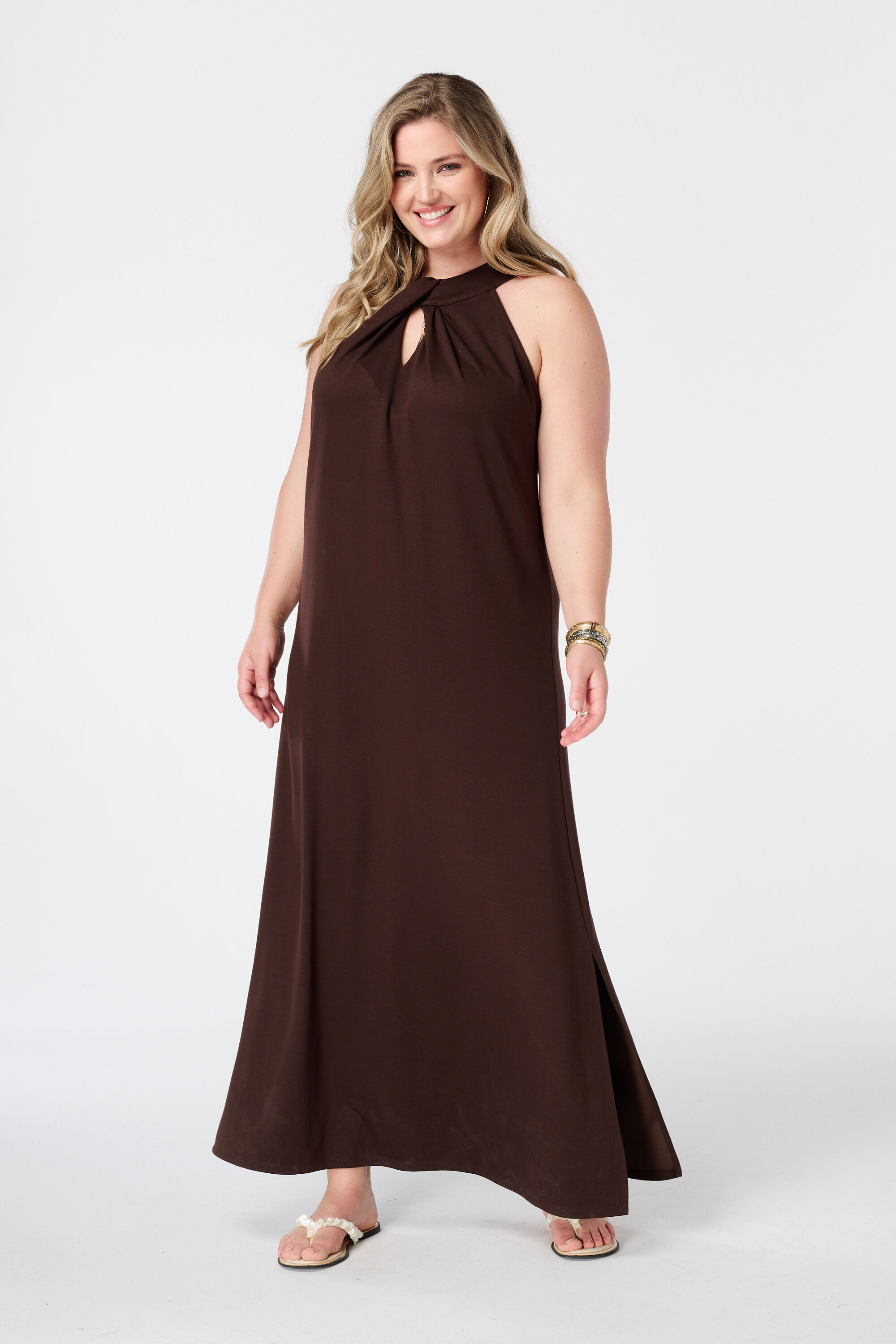Maxikleid mit Halter image number 0
