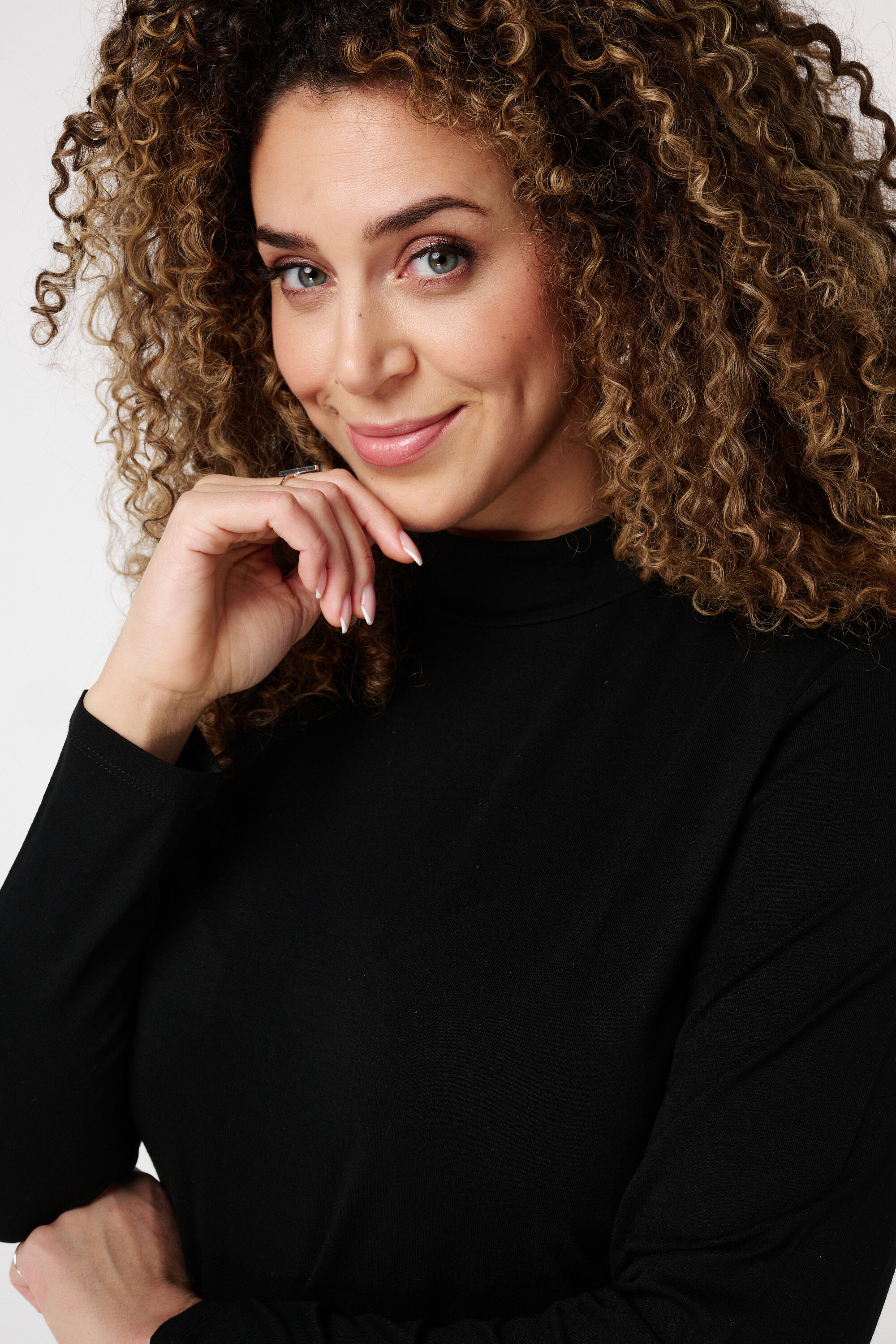 Rollkragen-Shirt mit Print  image number 4