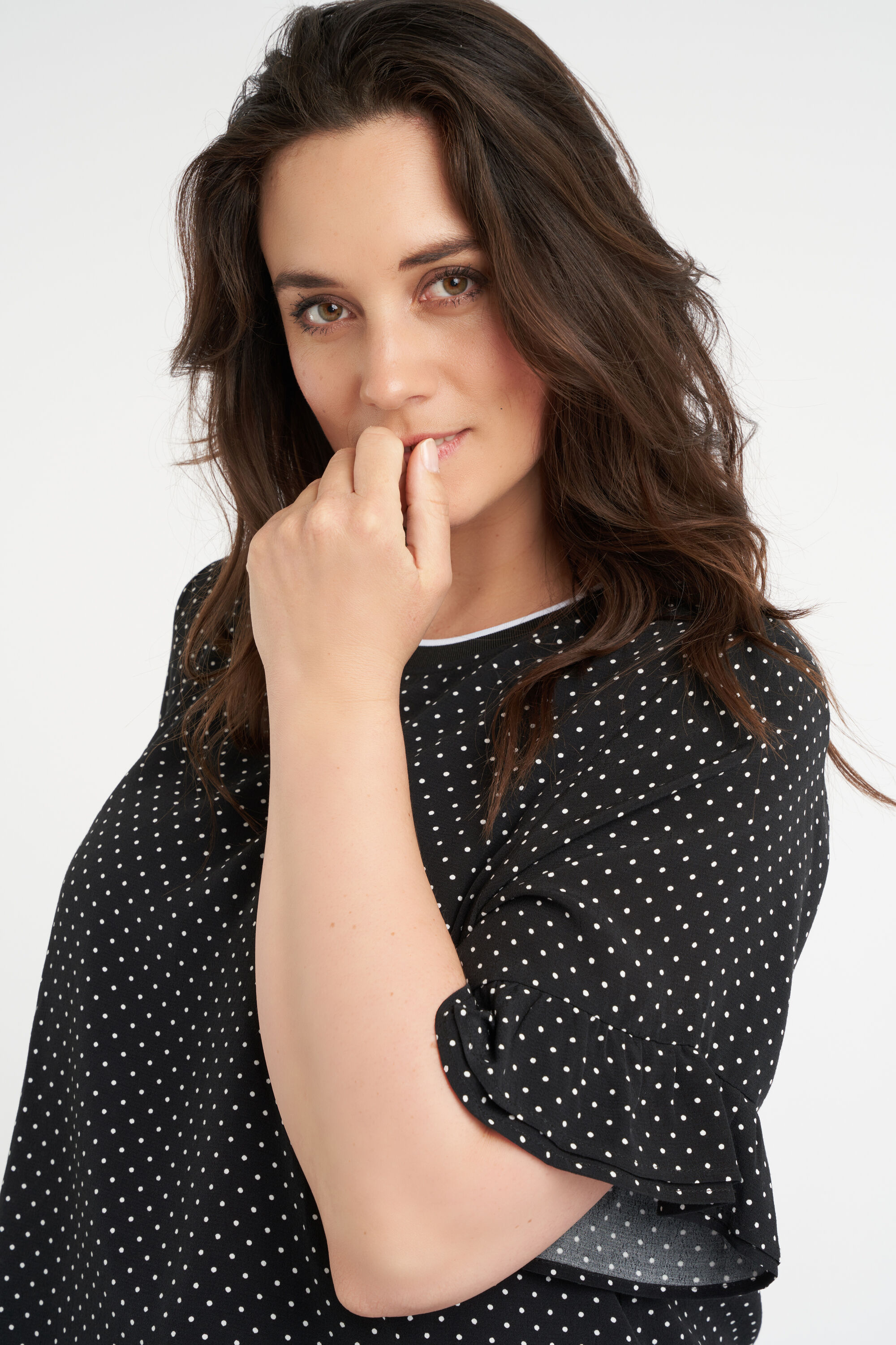 Top mit Rundkragen image number 4