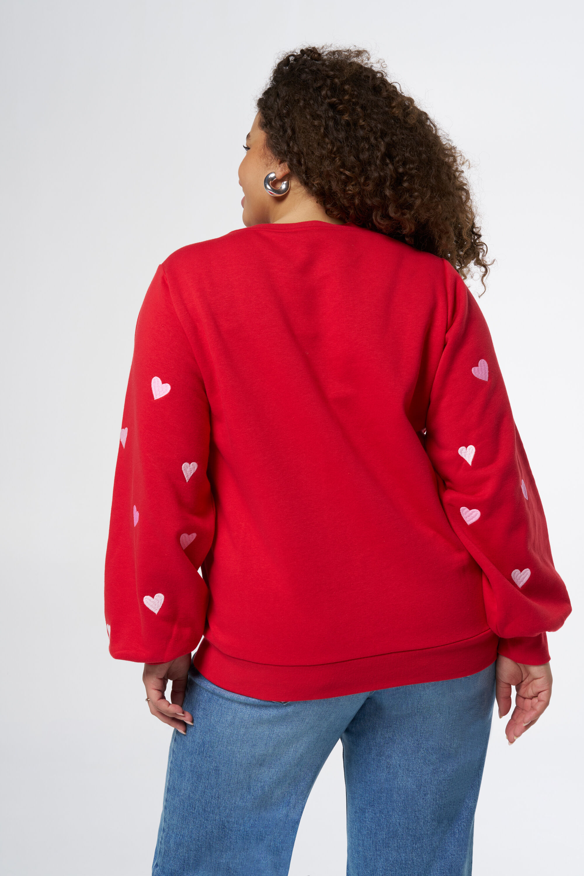 Pullover mit Herzmuster image number 3