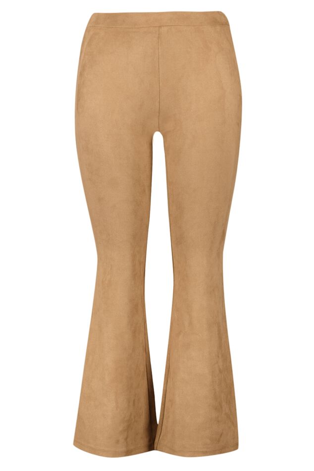 Ausgestellte Velours-Leggings  image number 1