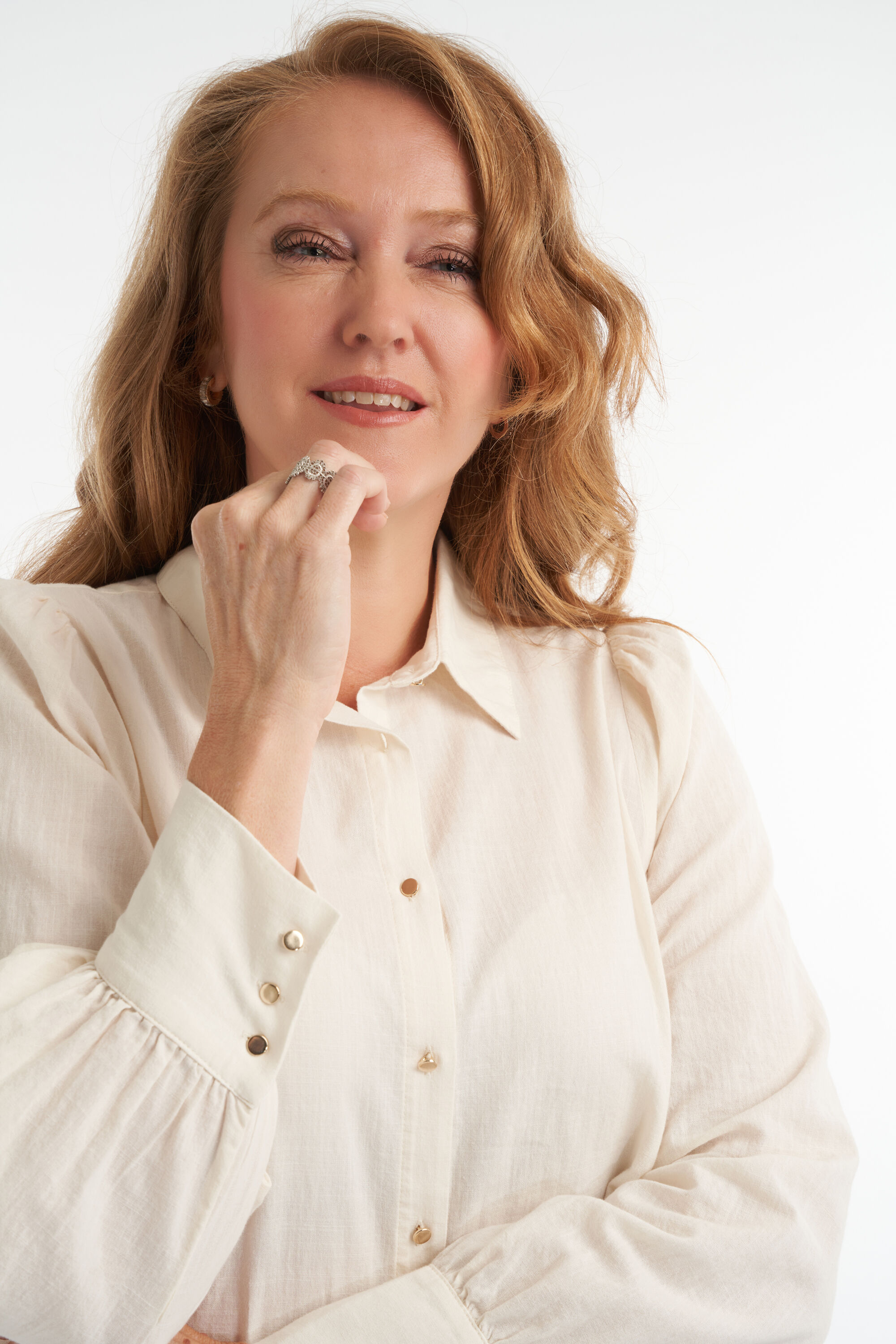 Bluse mit bauschigen &Auml;rmeln  image number 5