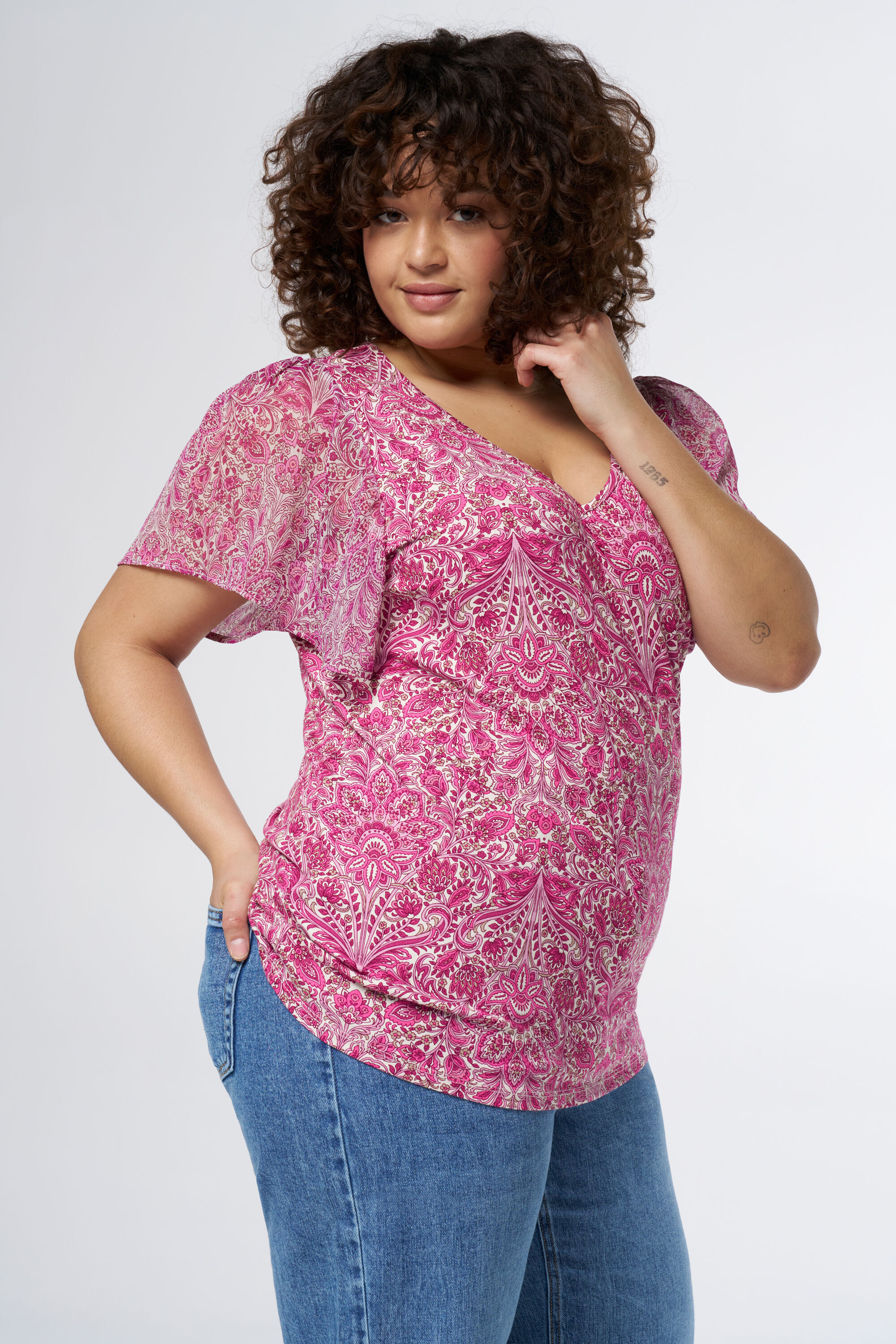 Top mit Blumen-Print image number 6