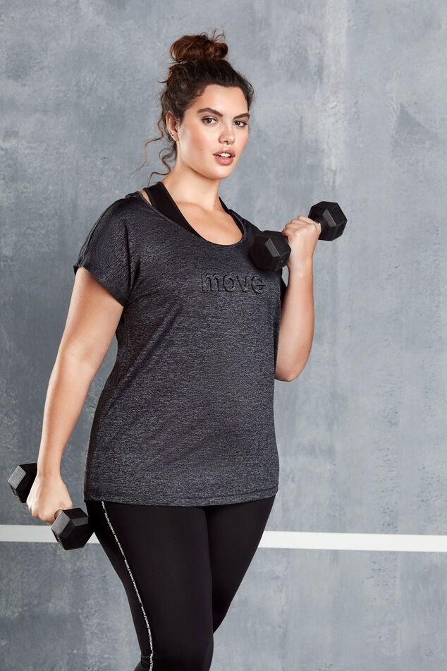 Sport-Top mit geprägtem Print image number 0