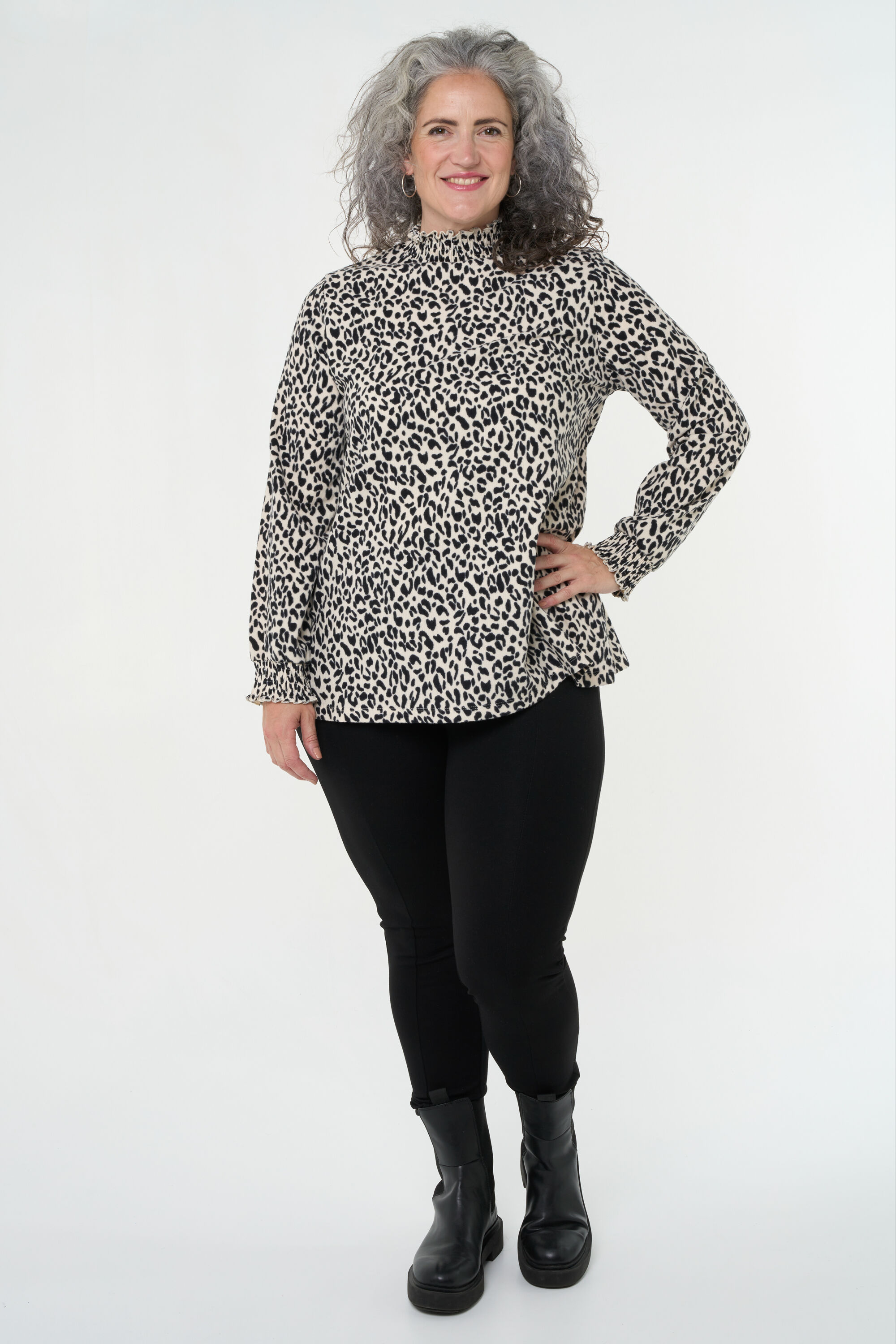 Top mit Panther-Print image number 0