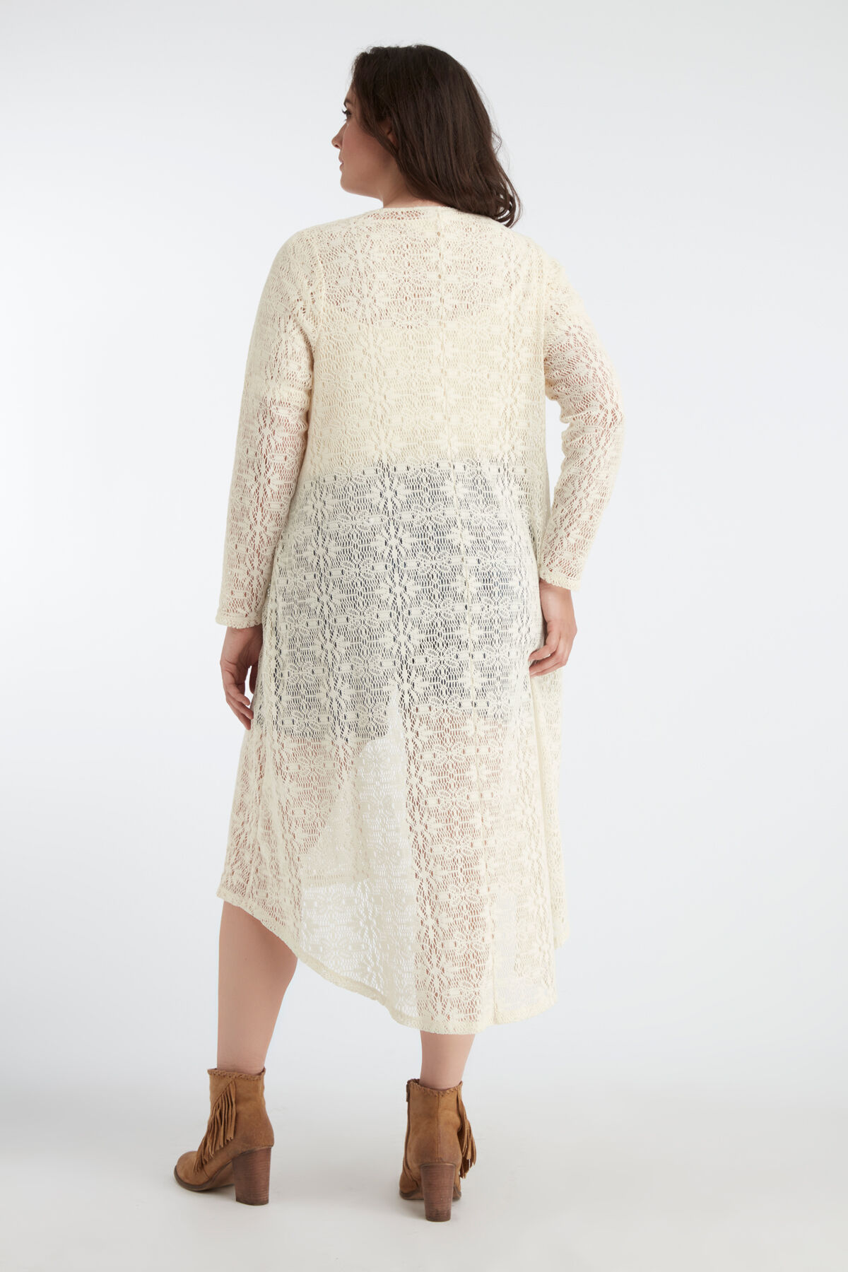 Langer Spitzen-Cardigan image number 4