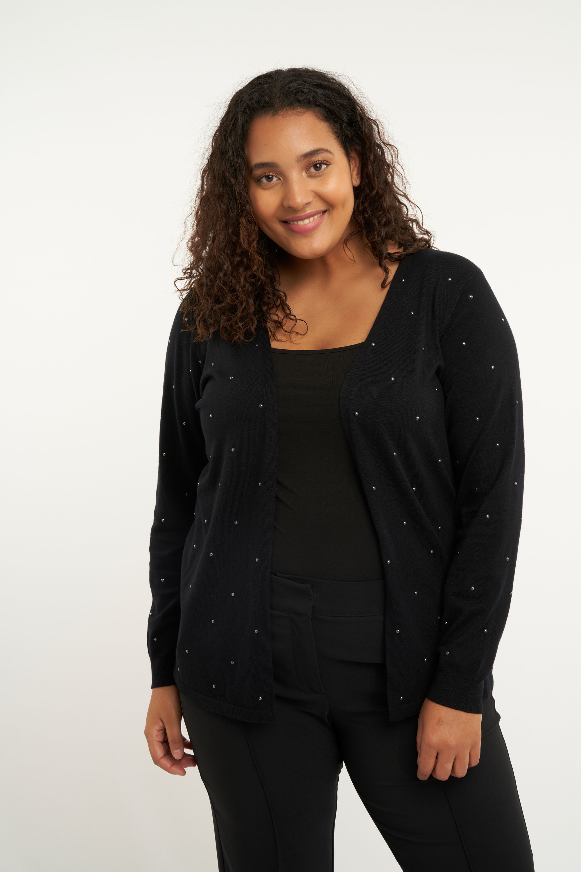 Cardigan mit Nieten  image number 4