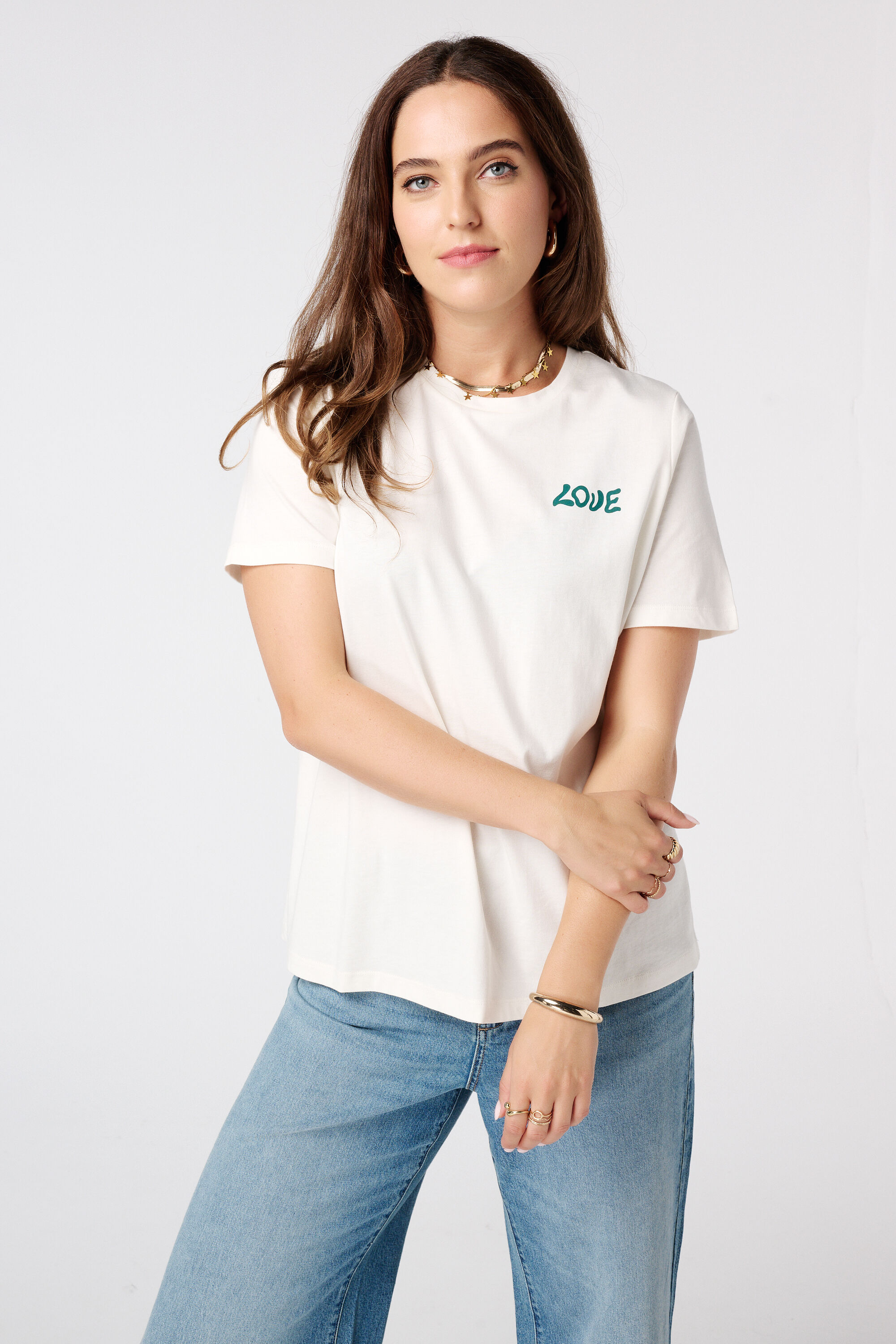 T-Shirt mit Blumendruck image number 3