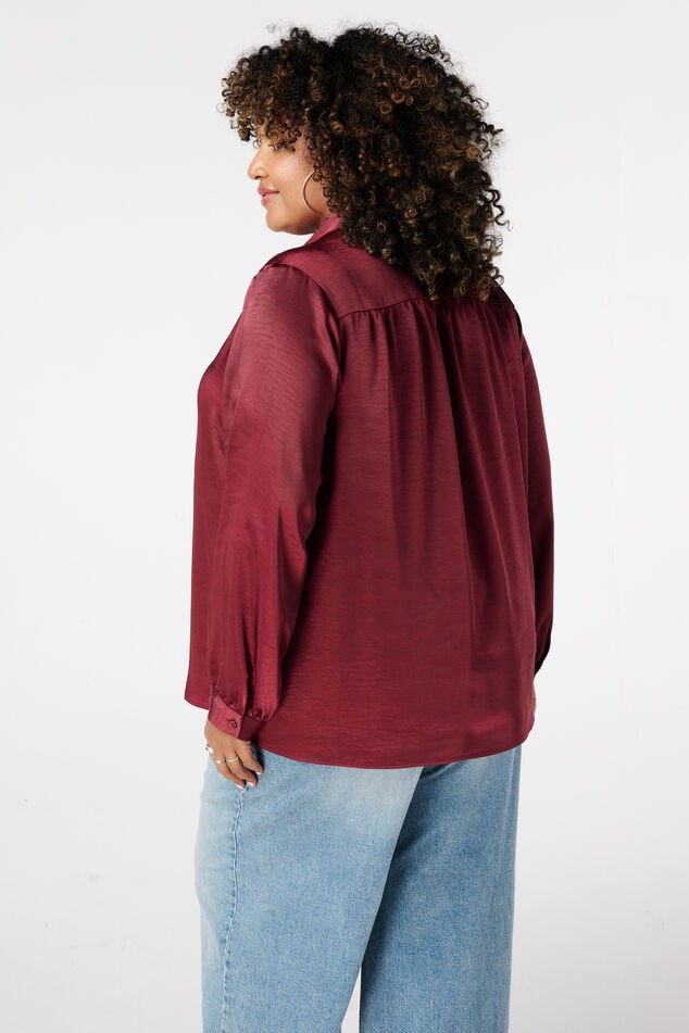 Bluse in Satinoptik image number 3