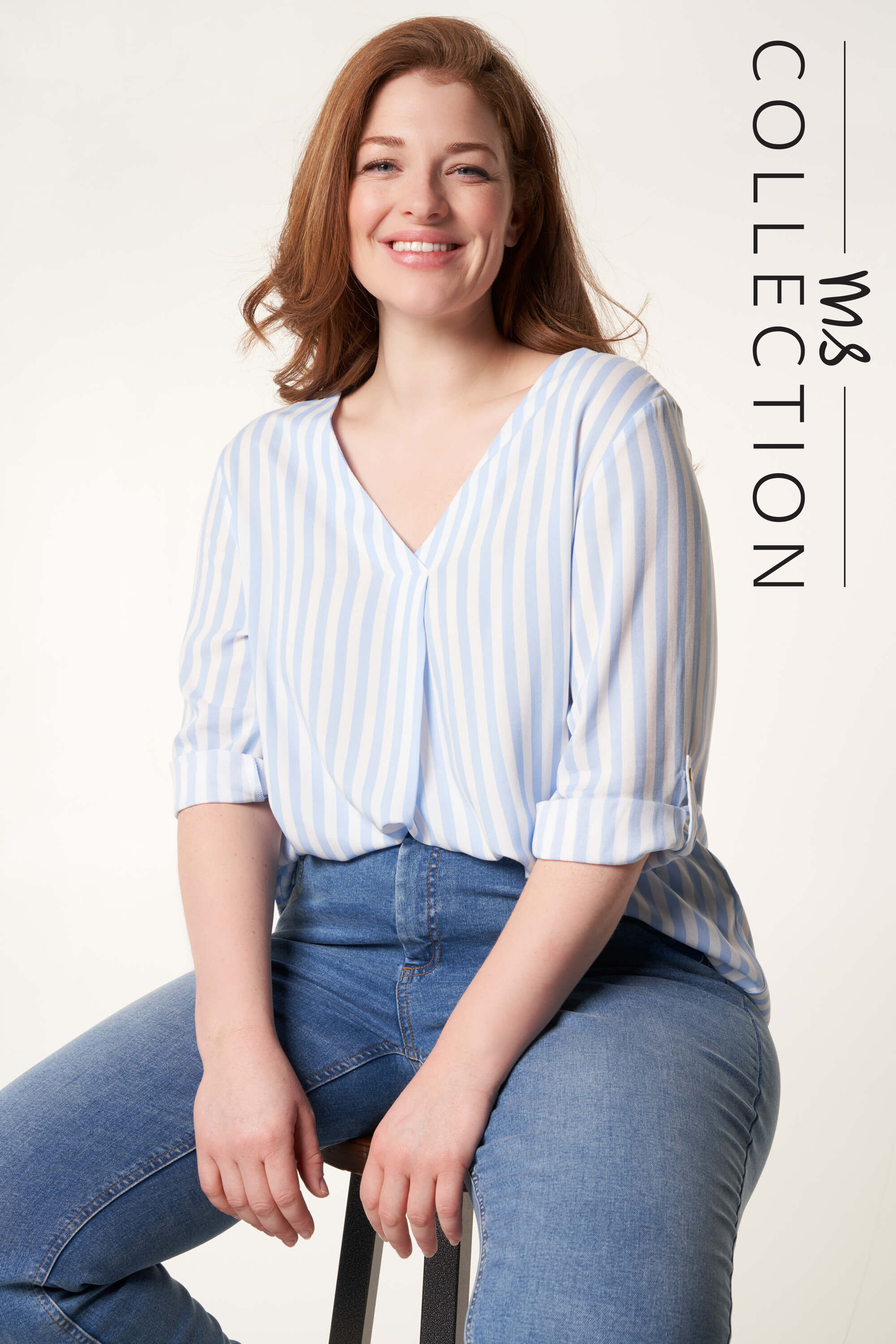 Bluse mit V-Ausschnitt image number 0