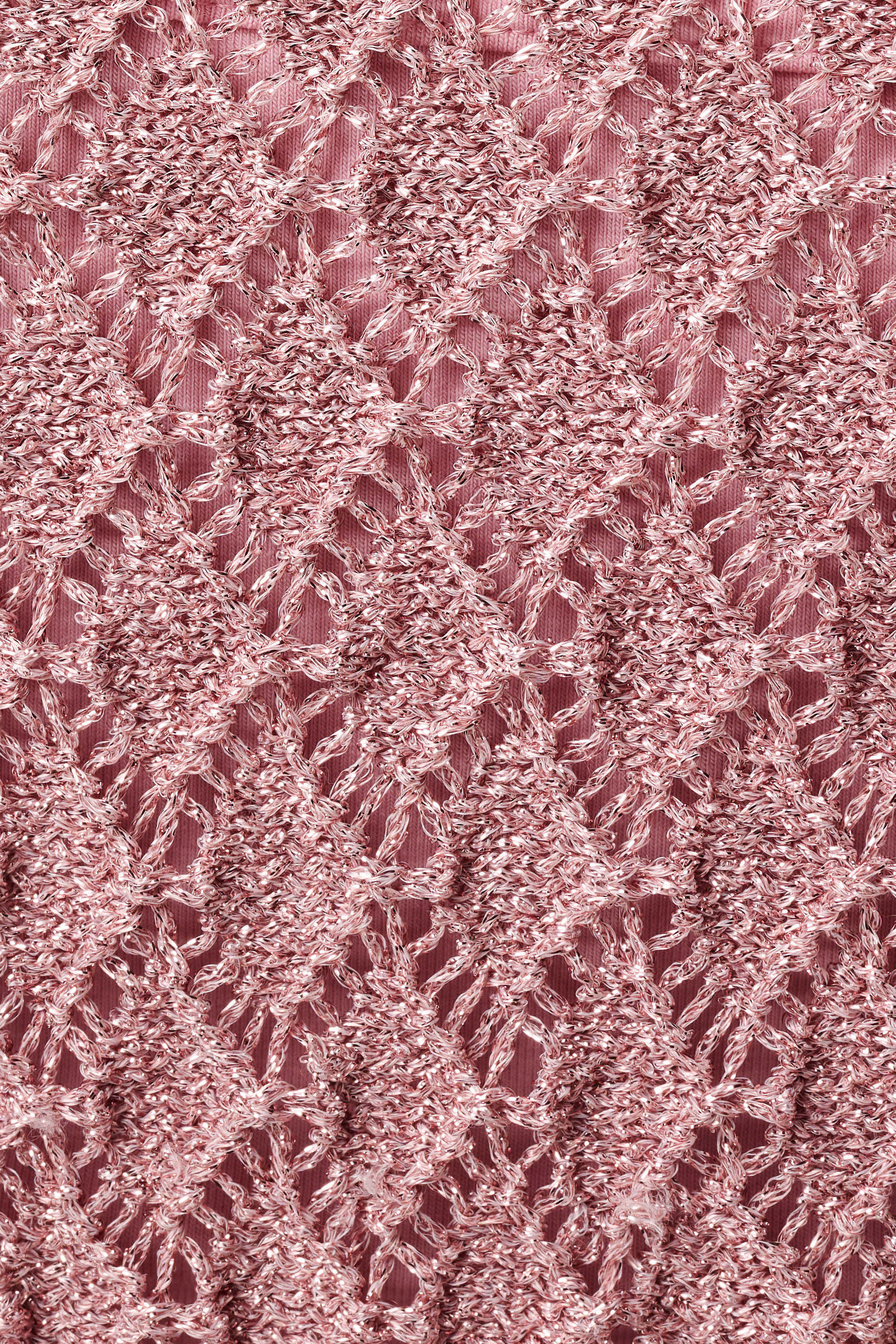 Geh&auml;kelter Pullover mit Lurex image number 6