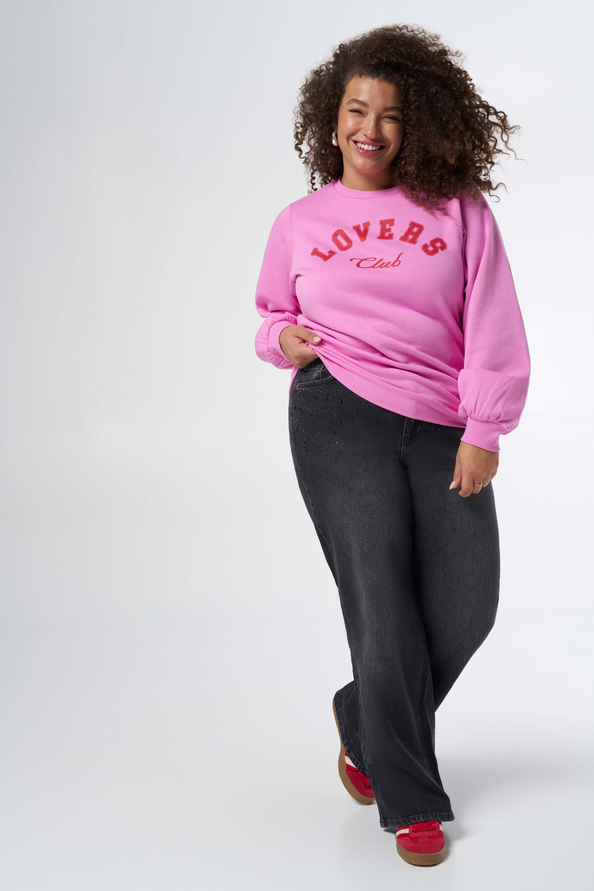 Pullover mit Text-Print image number 5