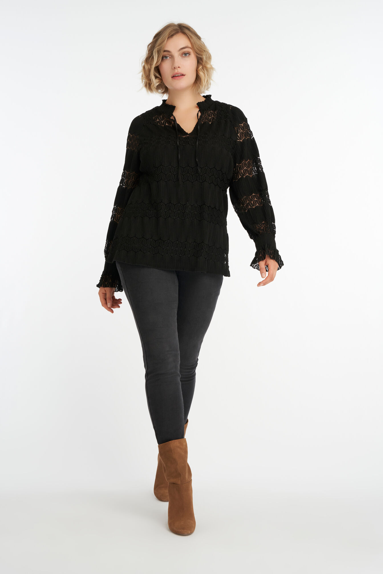 Top mit Stehkragen image number 5