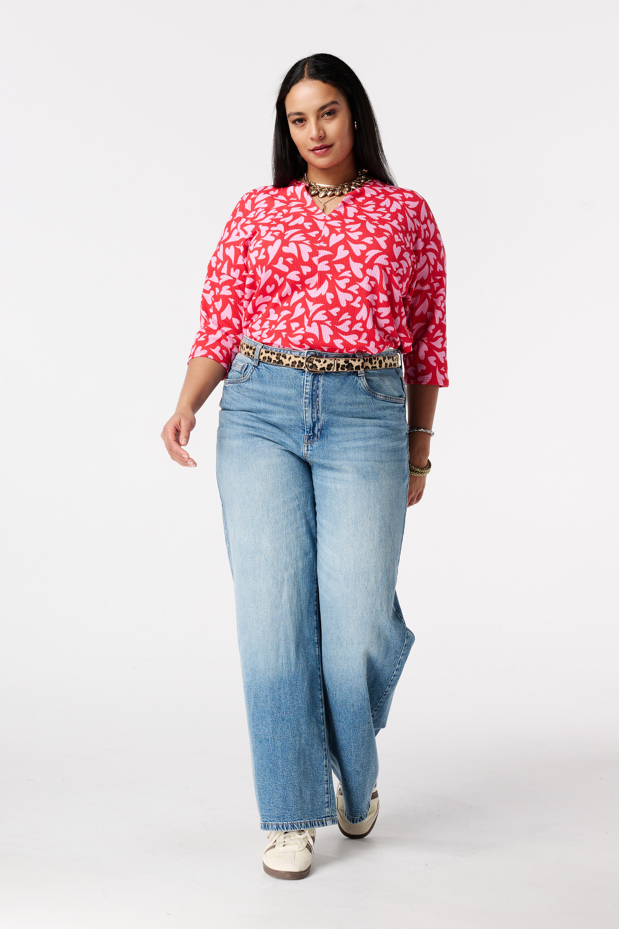 Top mit Dreiviertel&auml;rmeln image number 5