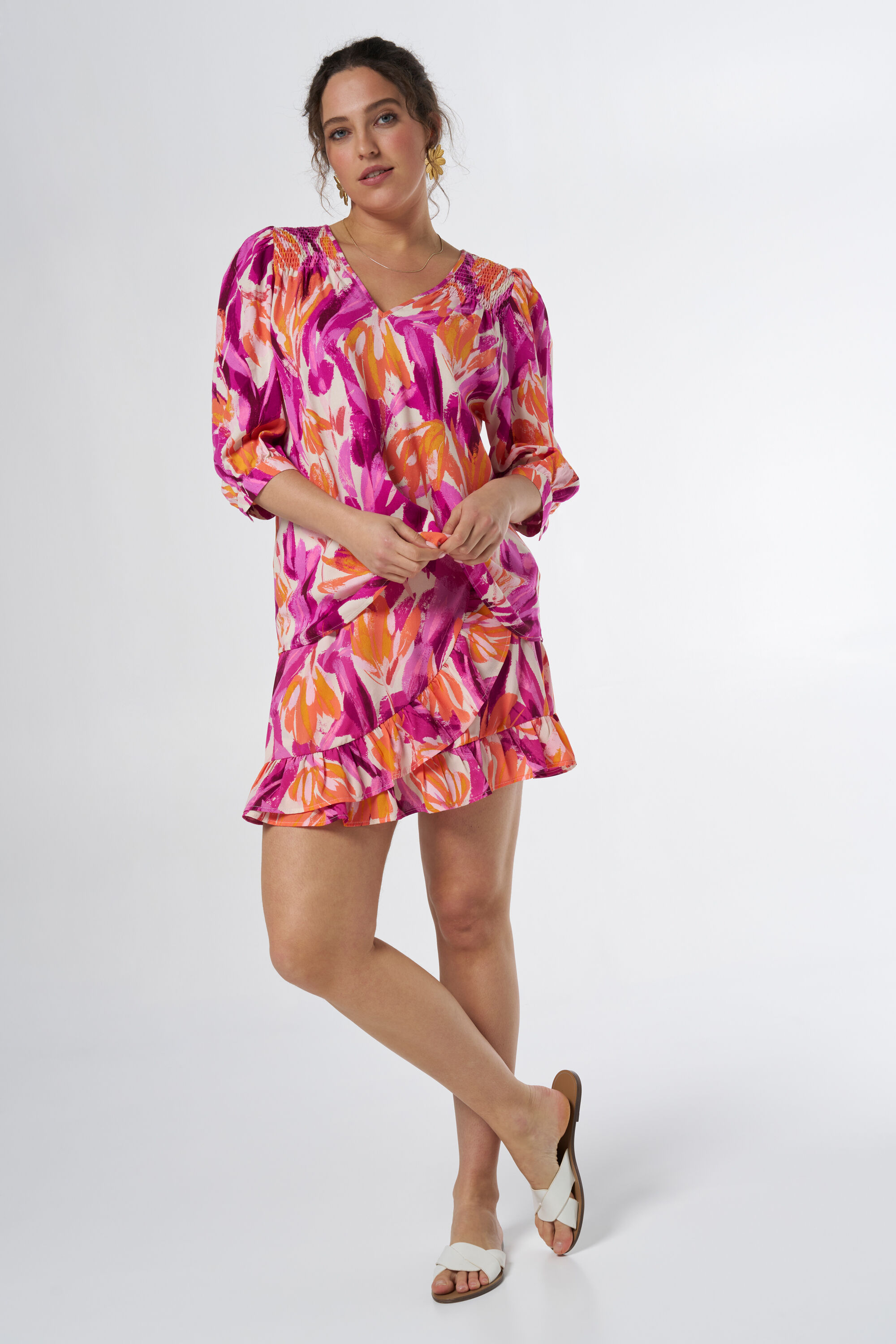 Bluse mit Smok-Verzierungen image number 5