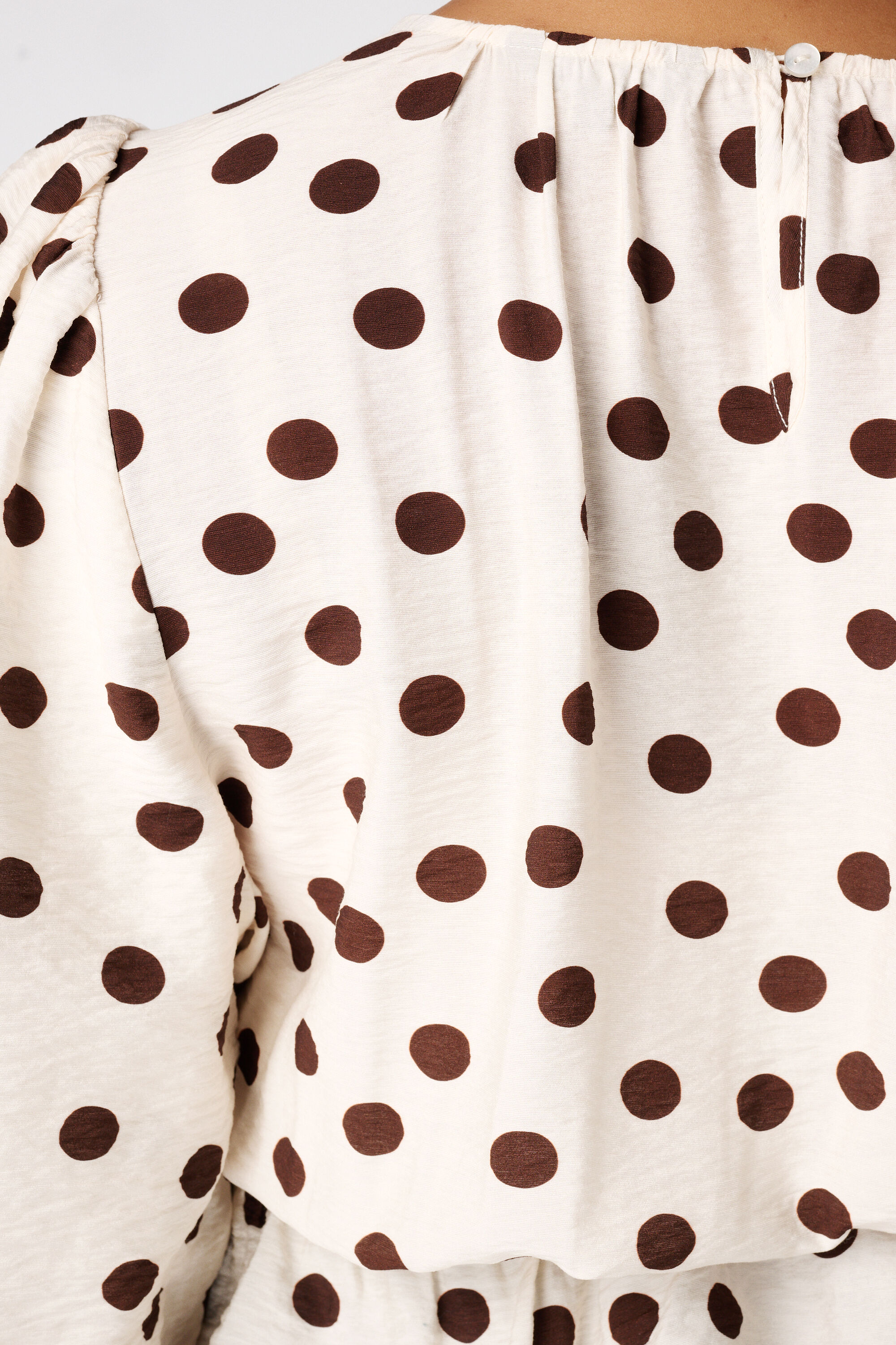 Taillierte Bluse mit Polka Dot Muster image number 6