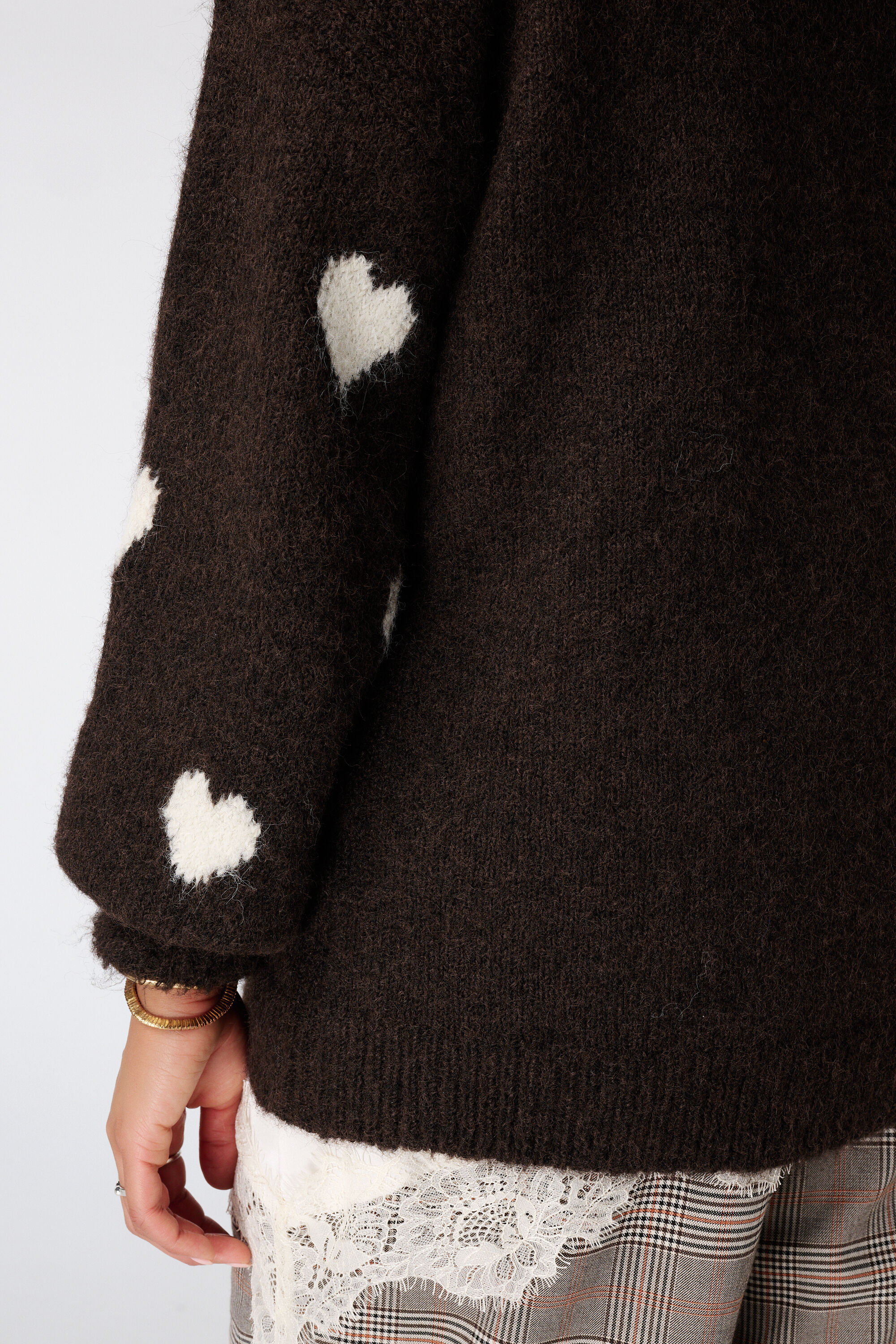 Pullover mit Herzchenmuster image number 6