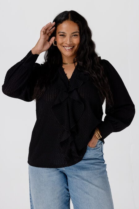 Bluse mit Rüschen Bluse mit Rüschen