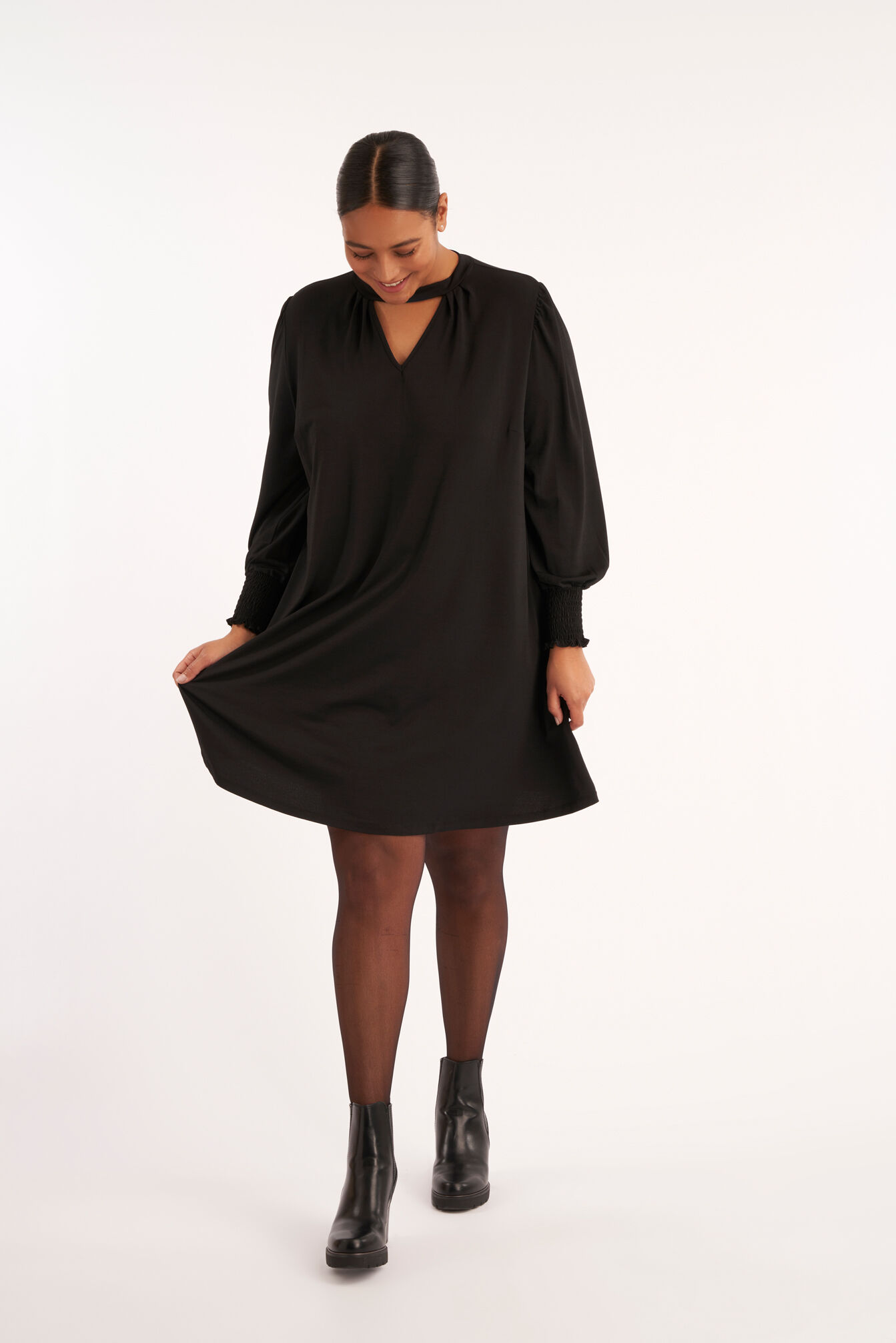 Kurzes A-Figur-Kleid image number 5