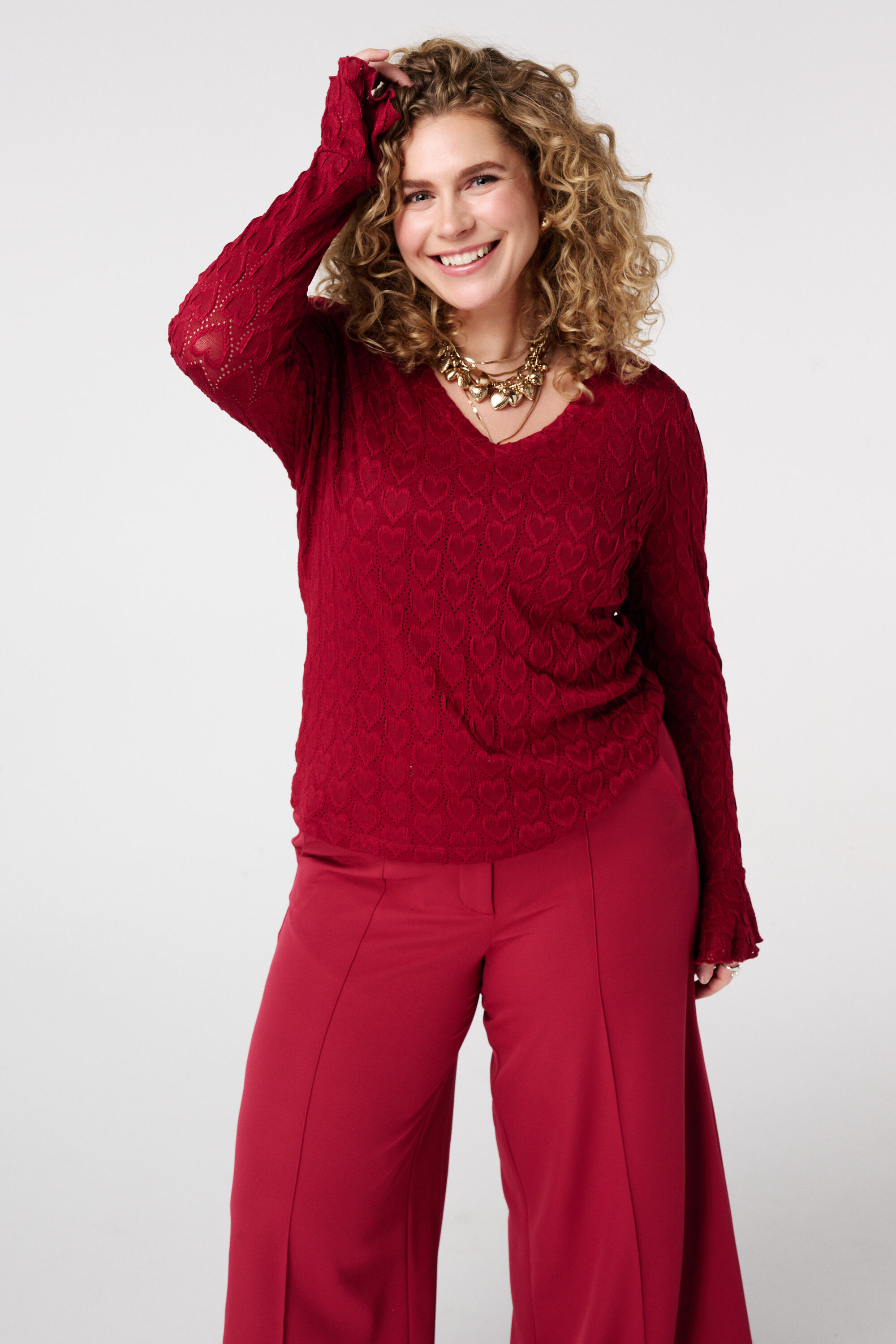 Top mit Trompeten&auml;rmeln image number 0