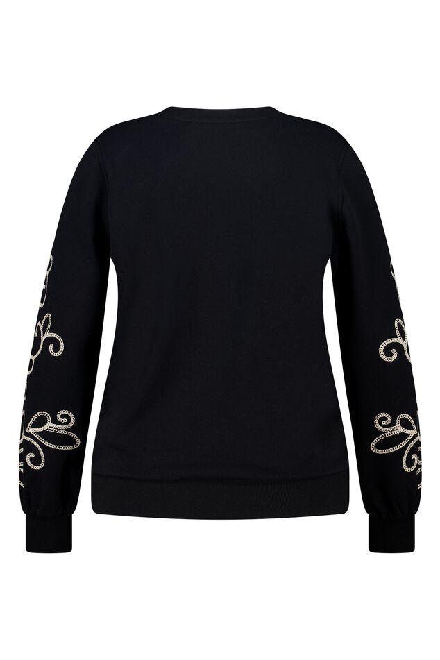 Pullover mit Stickdetails image number 2