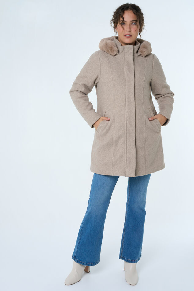 Jacke im Woll-Look image number 0