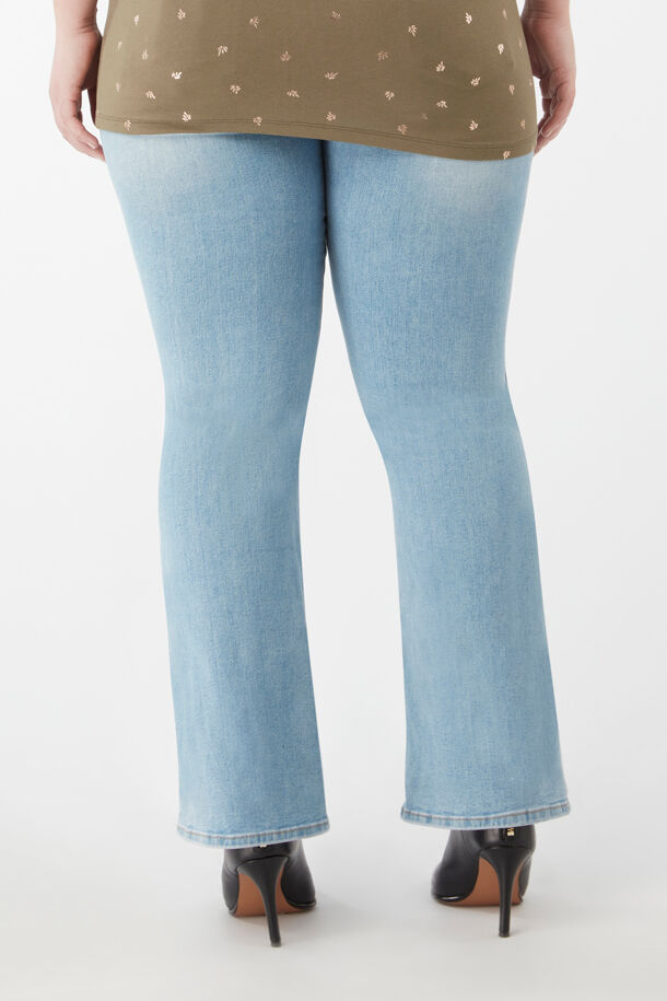 Flared-Leg-Jeans mit hohem Bund image number 5