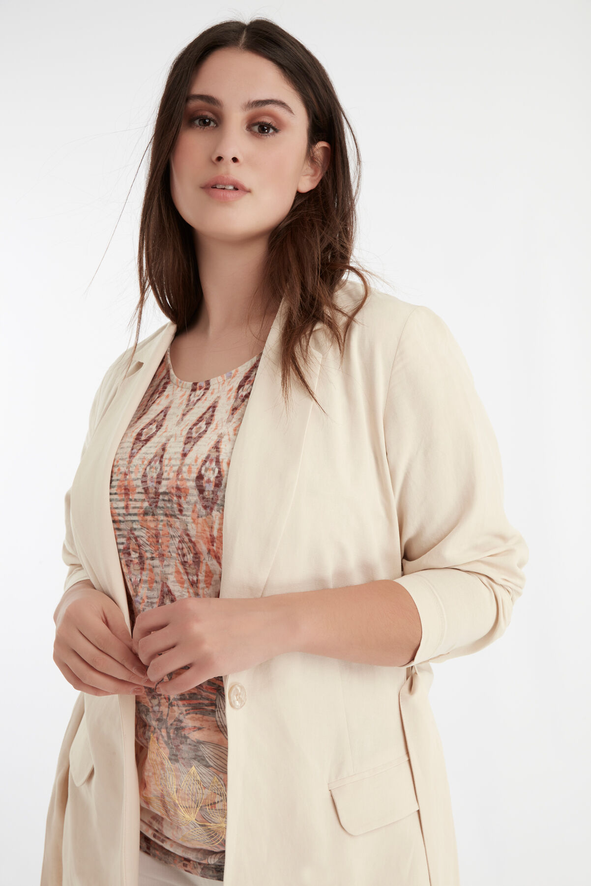 Blazer mit G&uuml;rtel image number 3