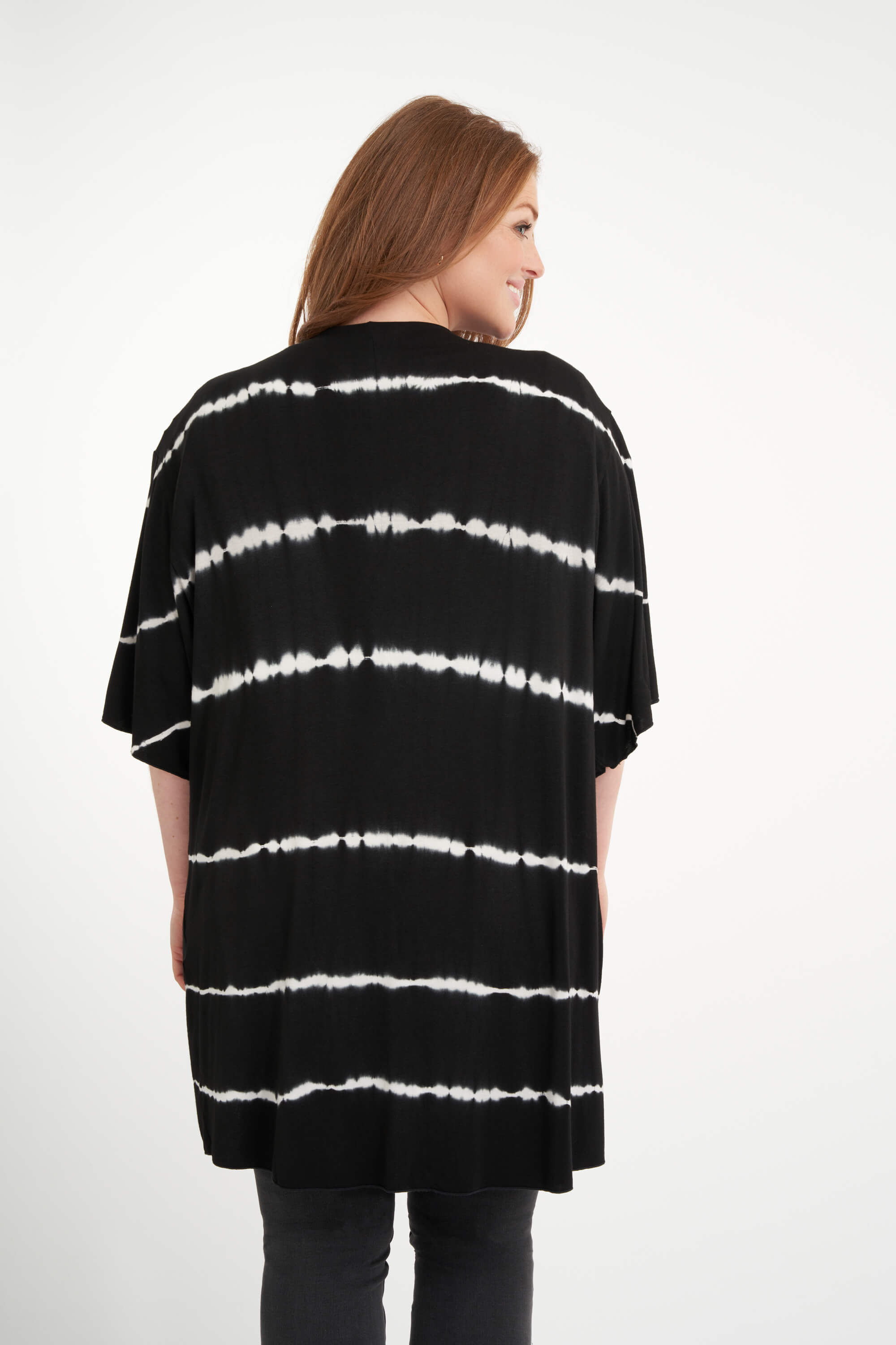 Cardigan mit Batik-Print image number 4