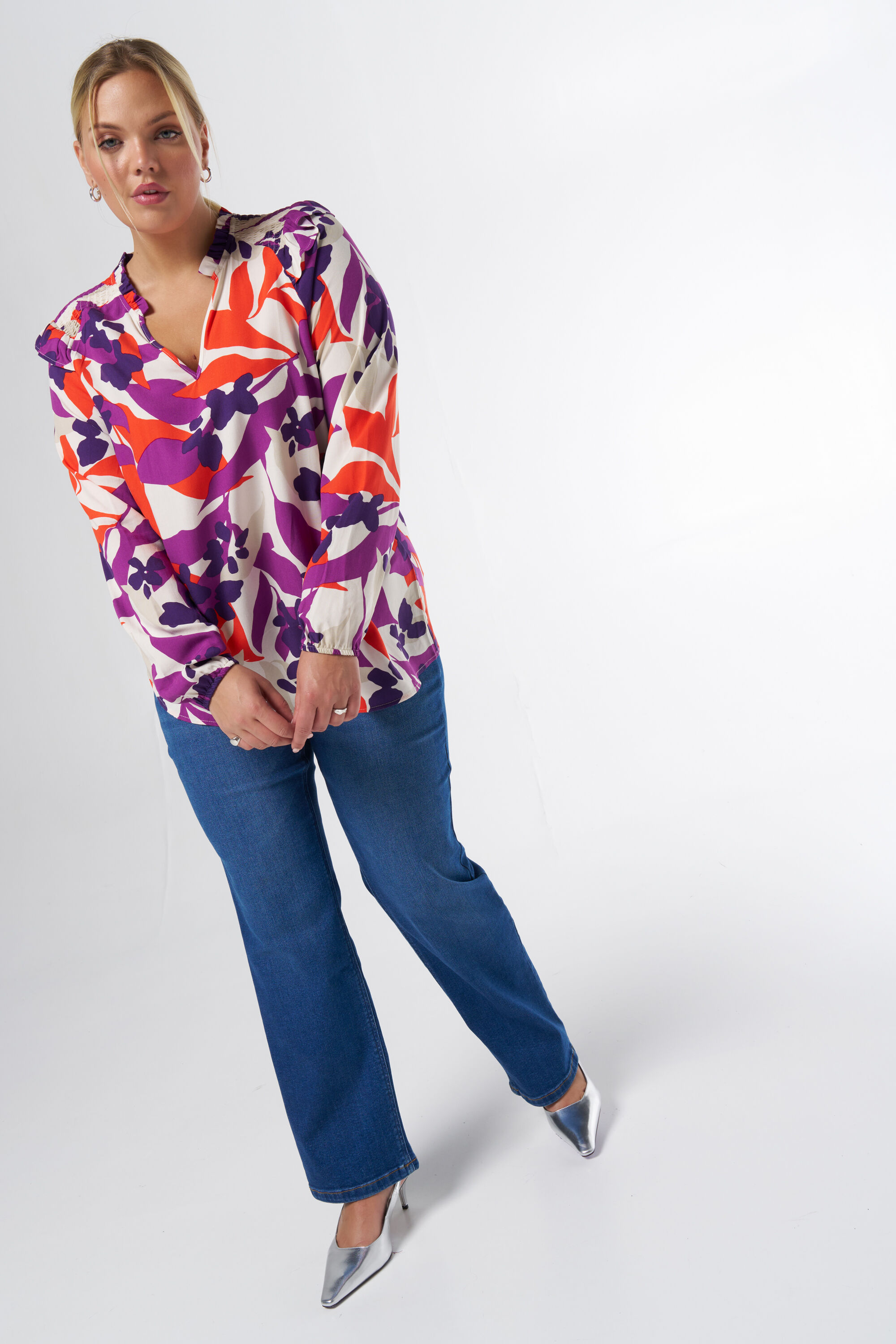 Bluse mit Druck image number 5