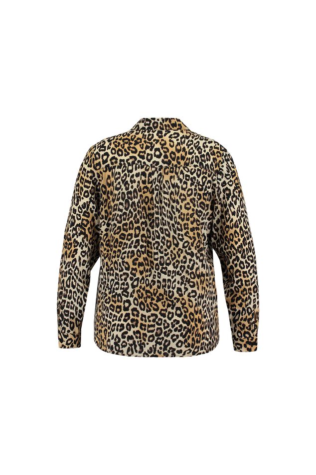 Bluse mit Leopardenmotiv image number 2