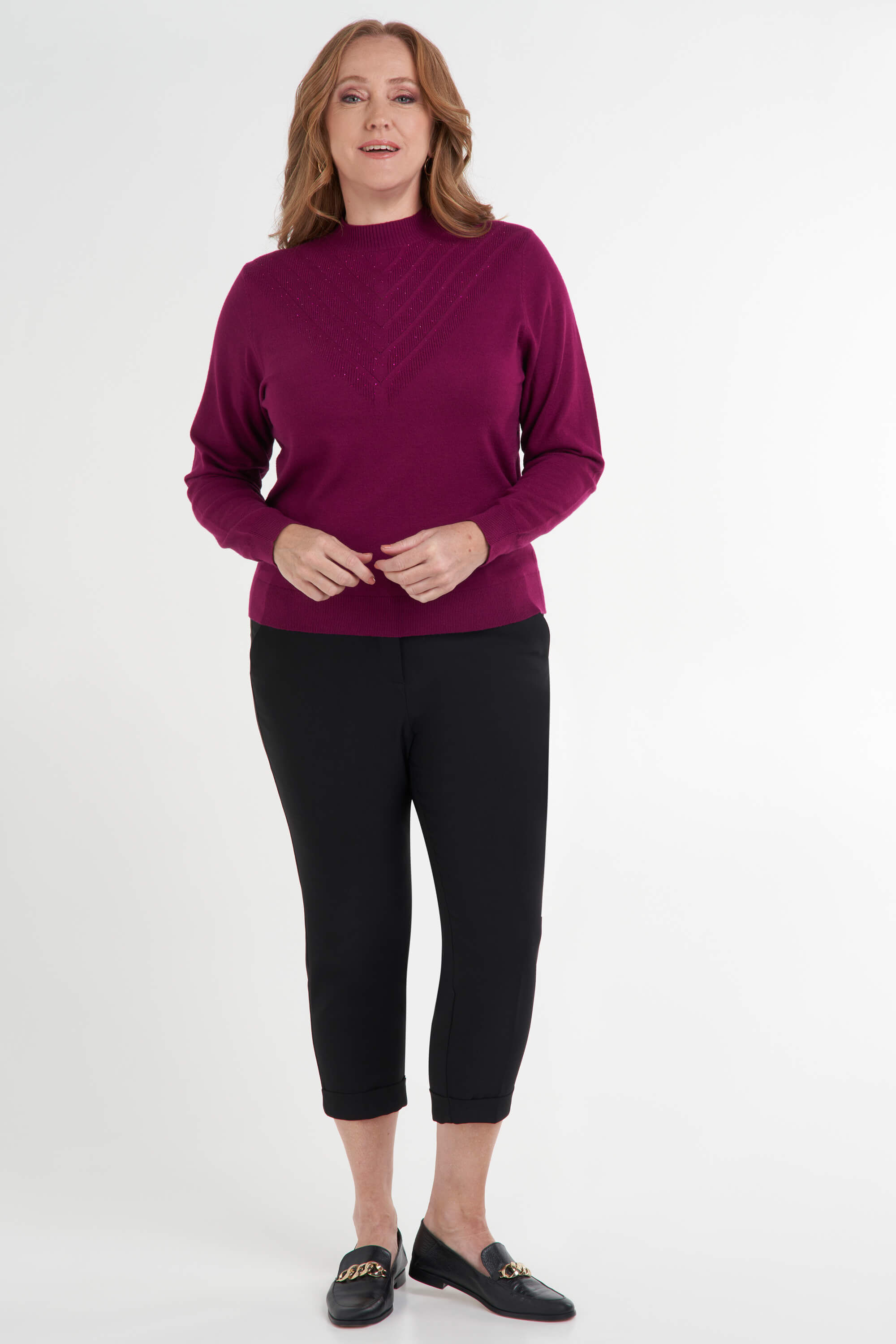 Pullover mit Strasssteinen  image number 5