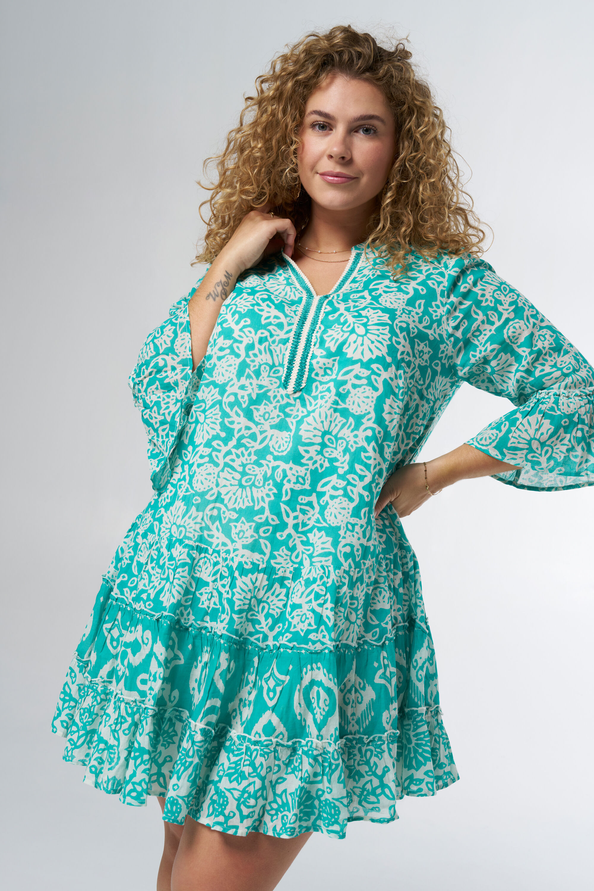 Kleid mit Print  image number 5