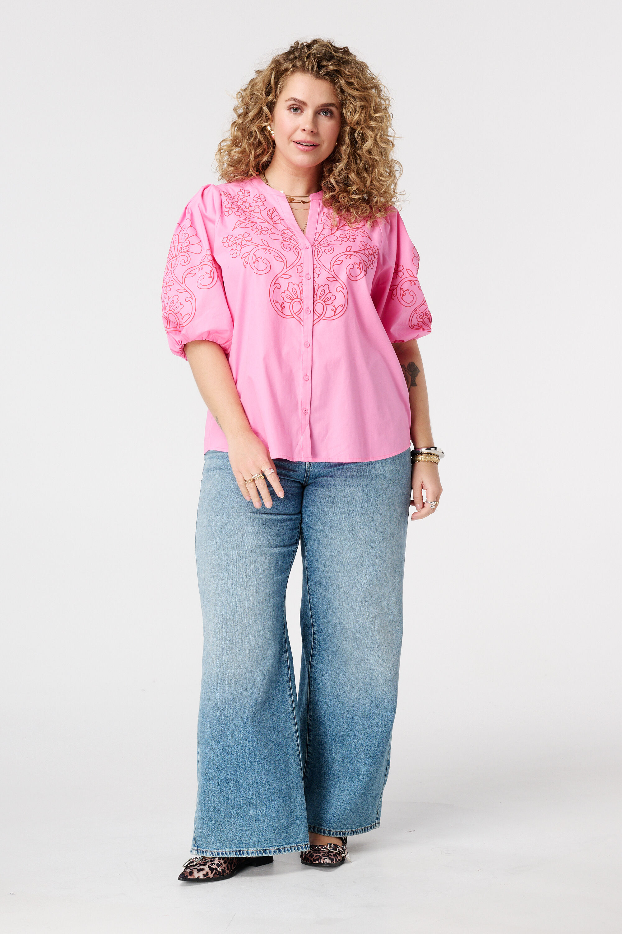 Bluse mit Puff&auml;rmeln image number 5