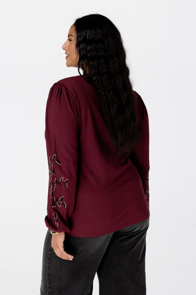 Oberteil mit Stickerei image number 3