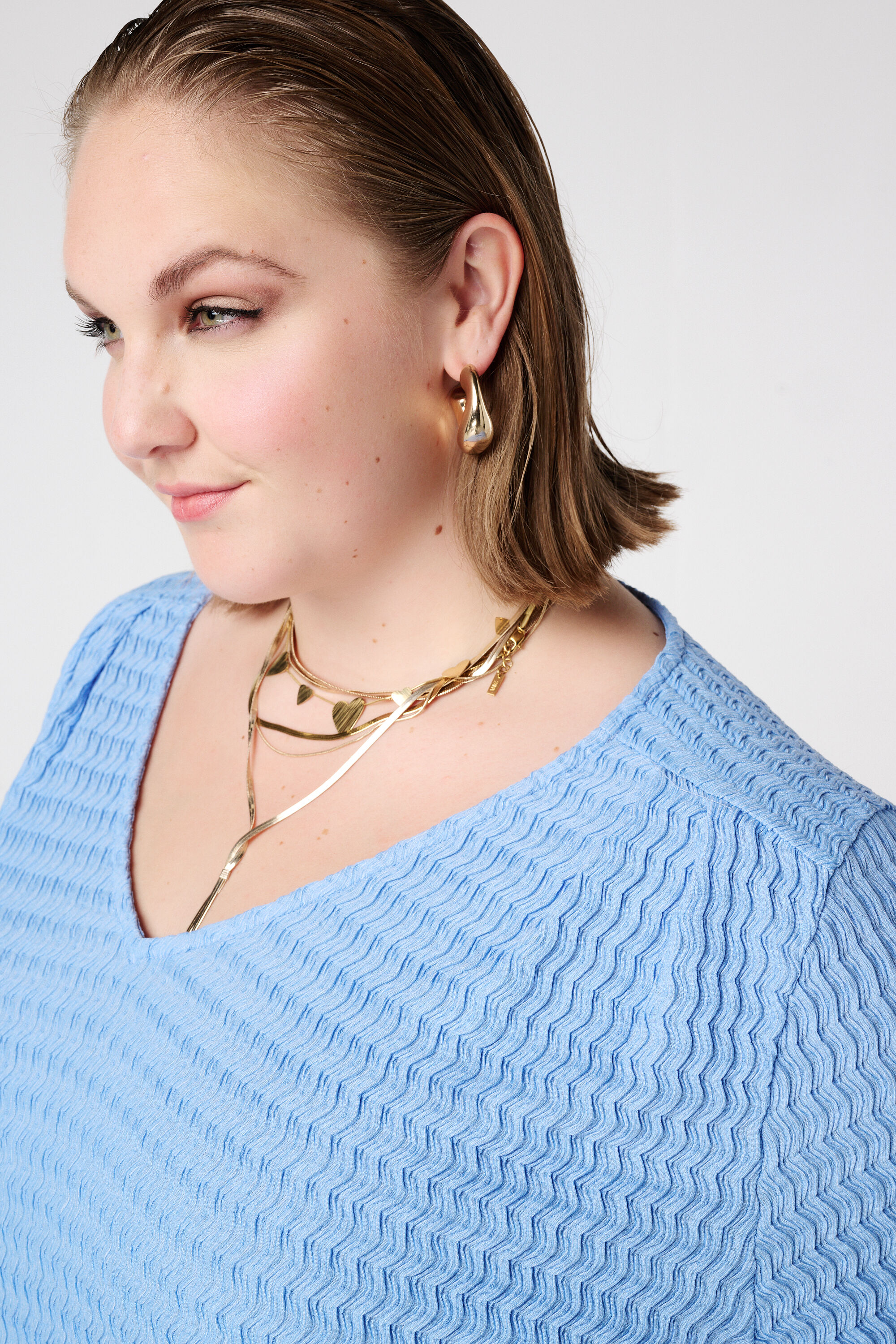 Jersey-Top mit Struktur image number 4