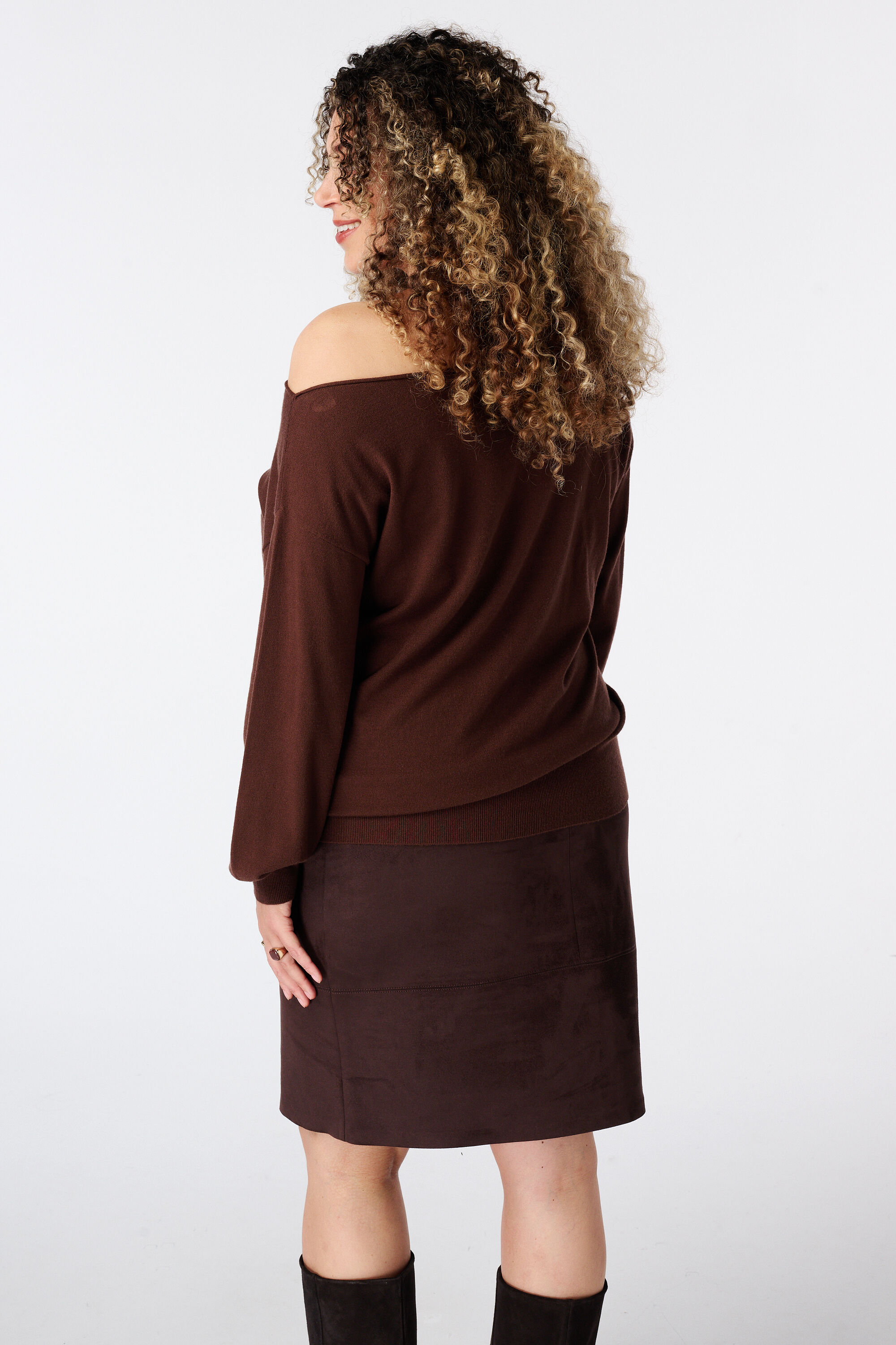 Pullover mit U Boot Ausschnitt image number 3