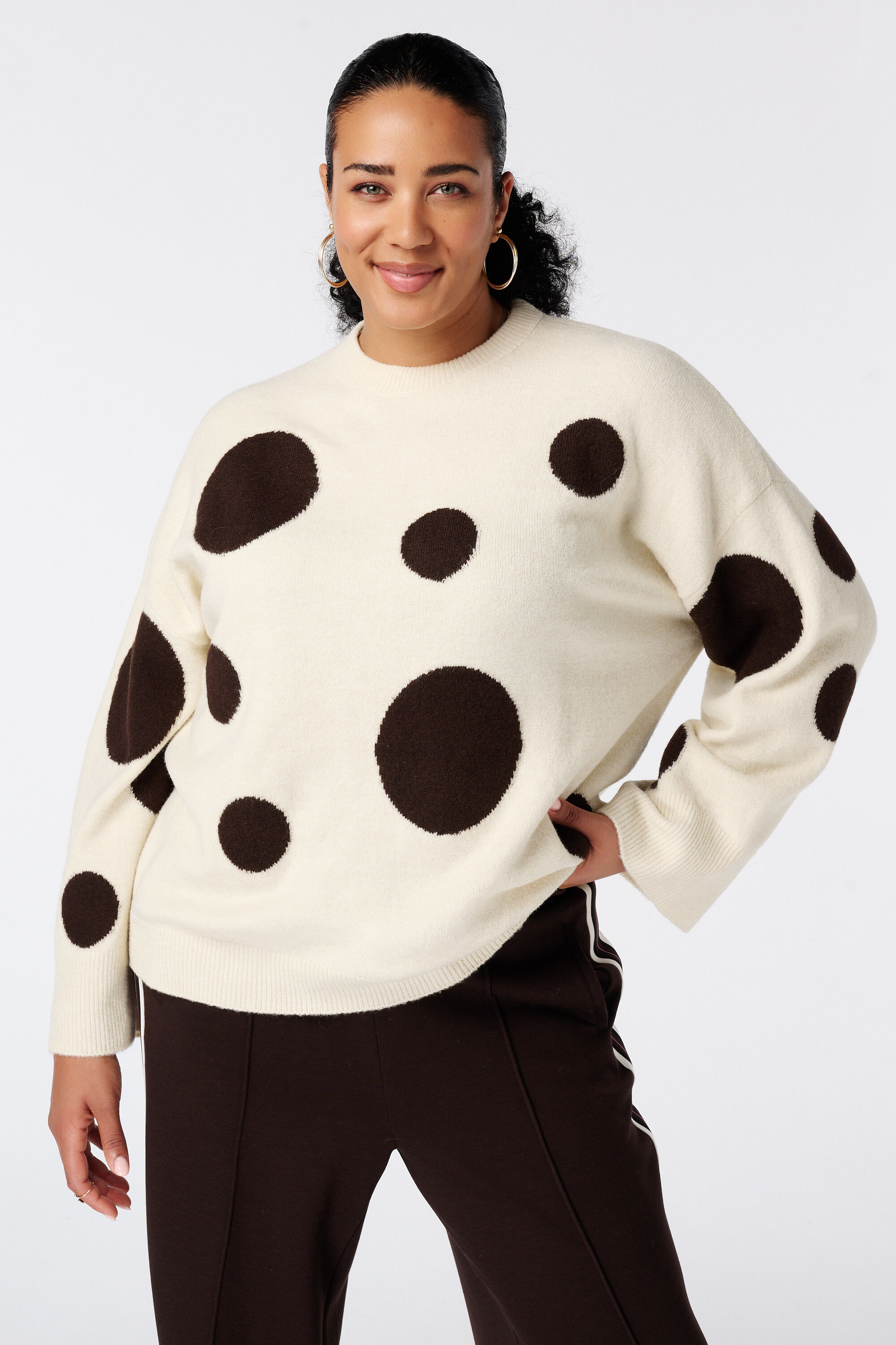 Pullover mit Punktemuster image number 0