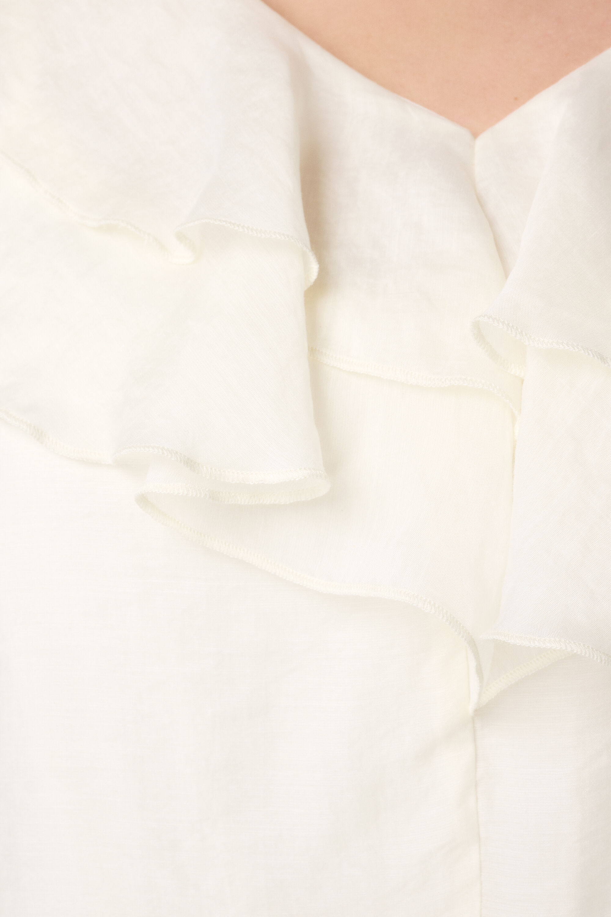 Bluse mit R&uuml;schen und Puff&auml;rmeln image number 5