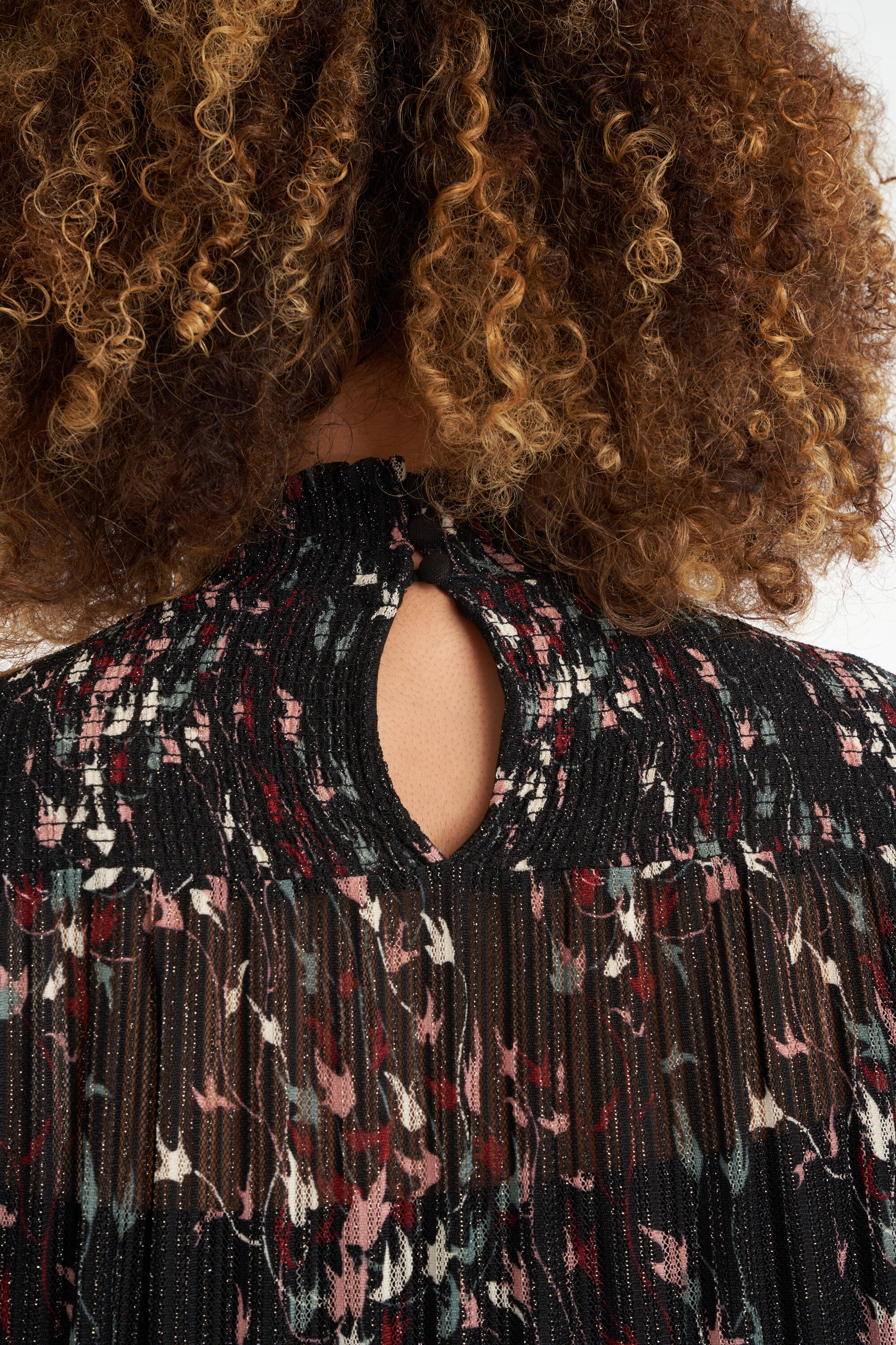 Halb durchsichtiges Top mit Print image number 5