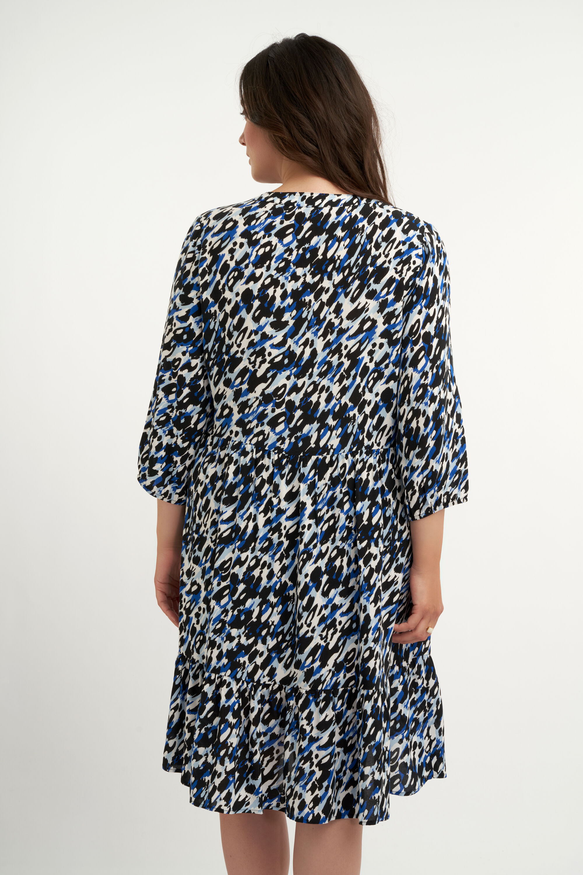 A-Figur-Kleid mit Print  image number 4