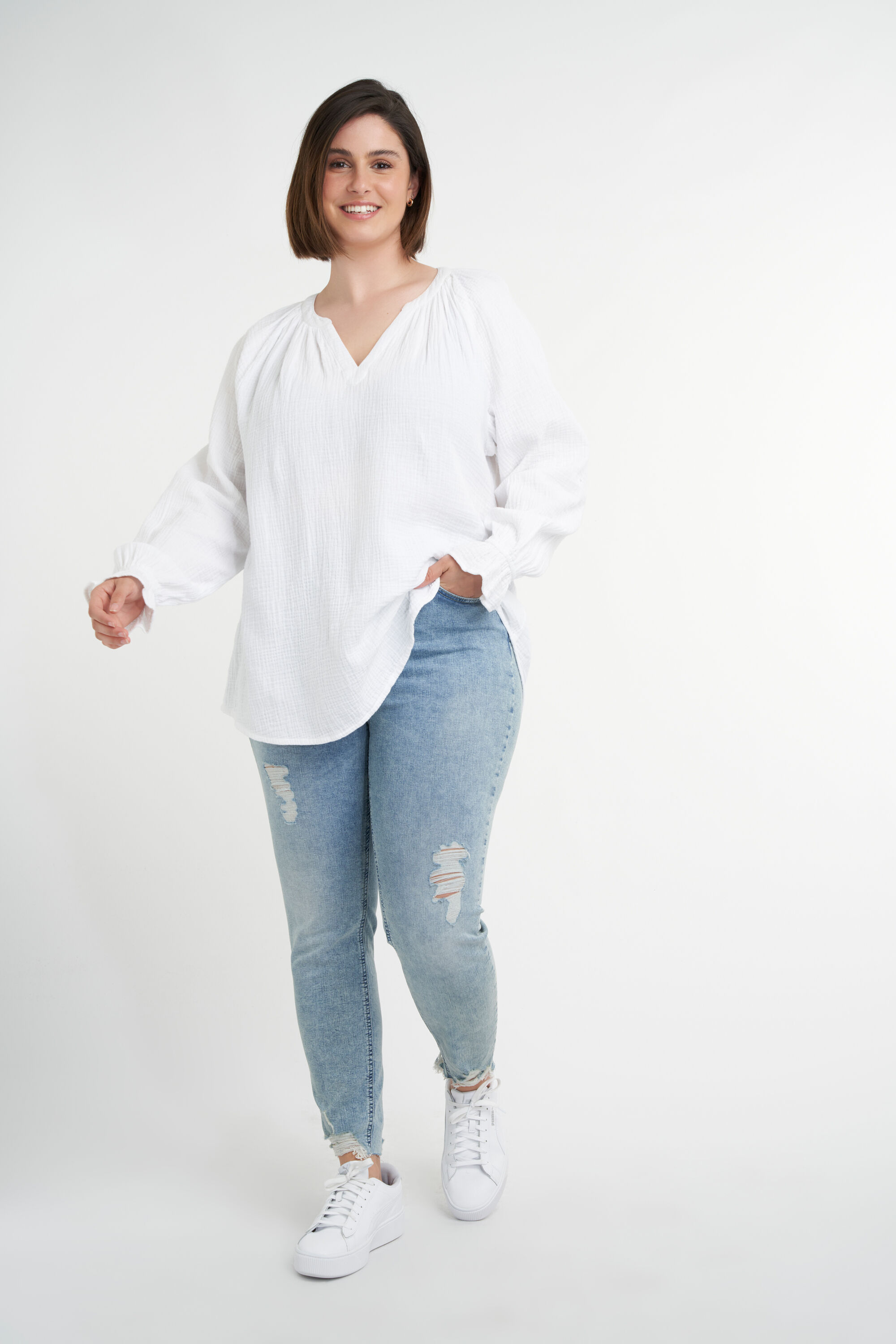 Musselin-Bluse image number 6