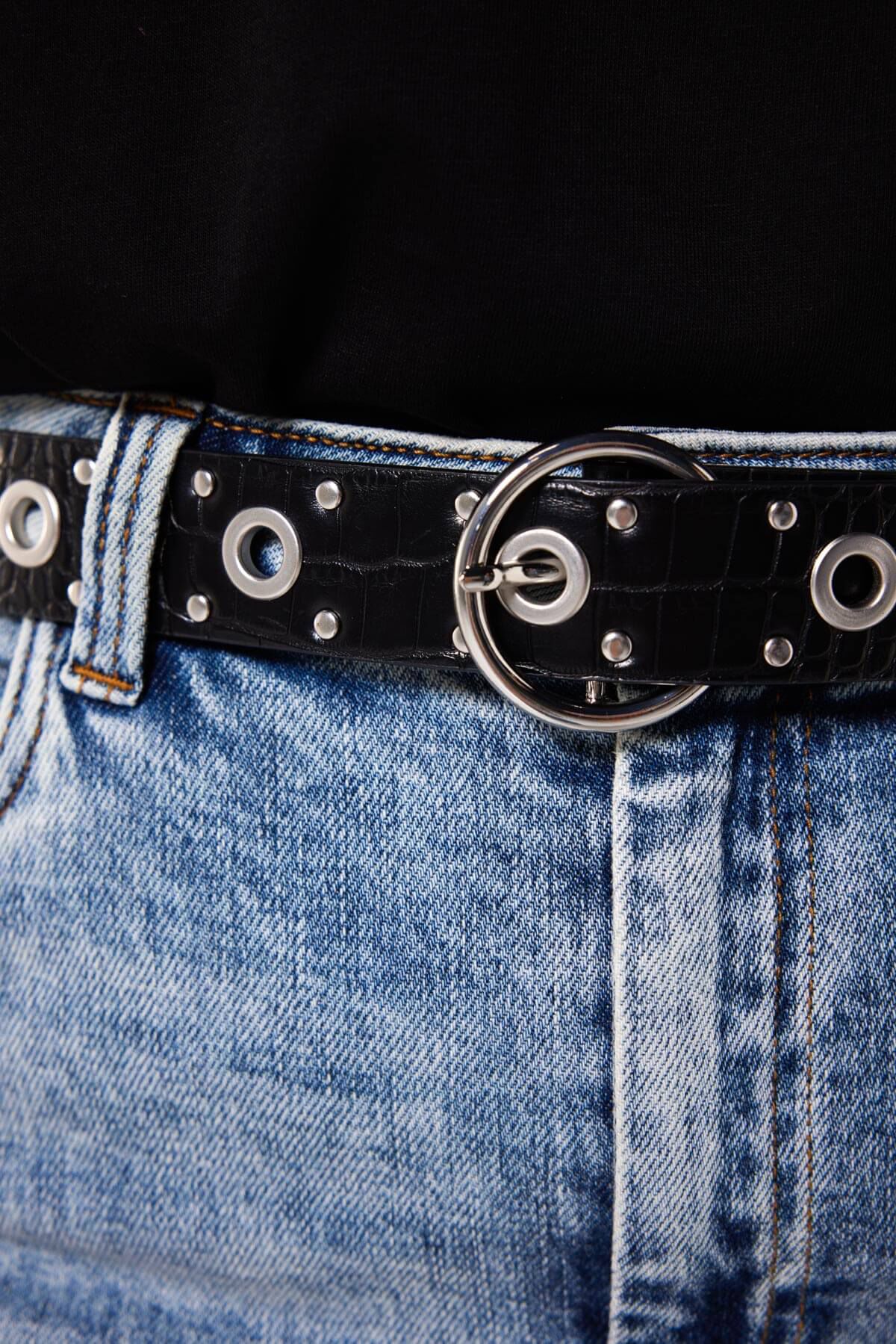 G&uuml;rtel mit Schlangen-Print  image number 3