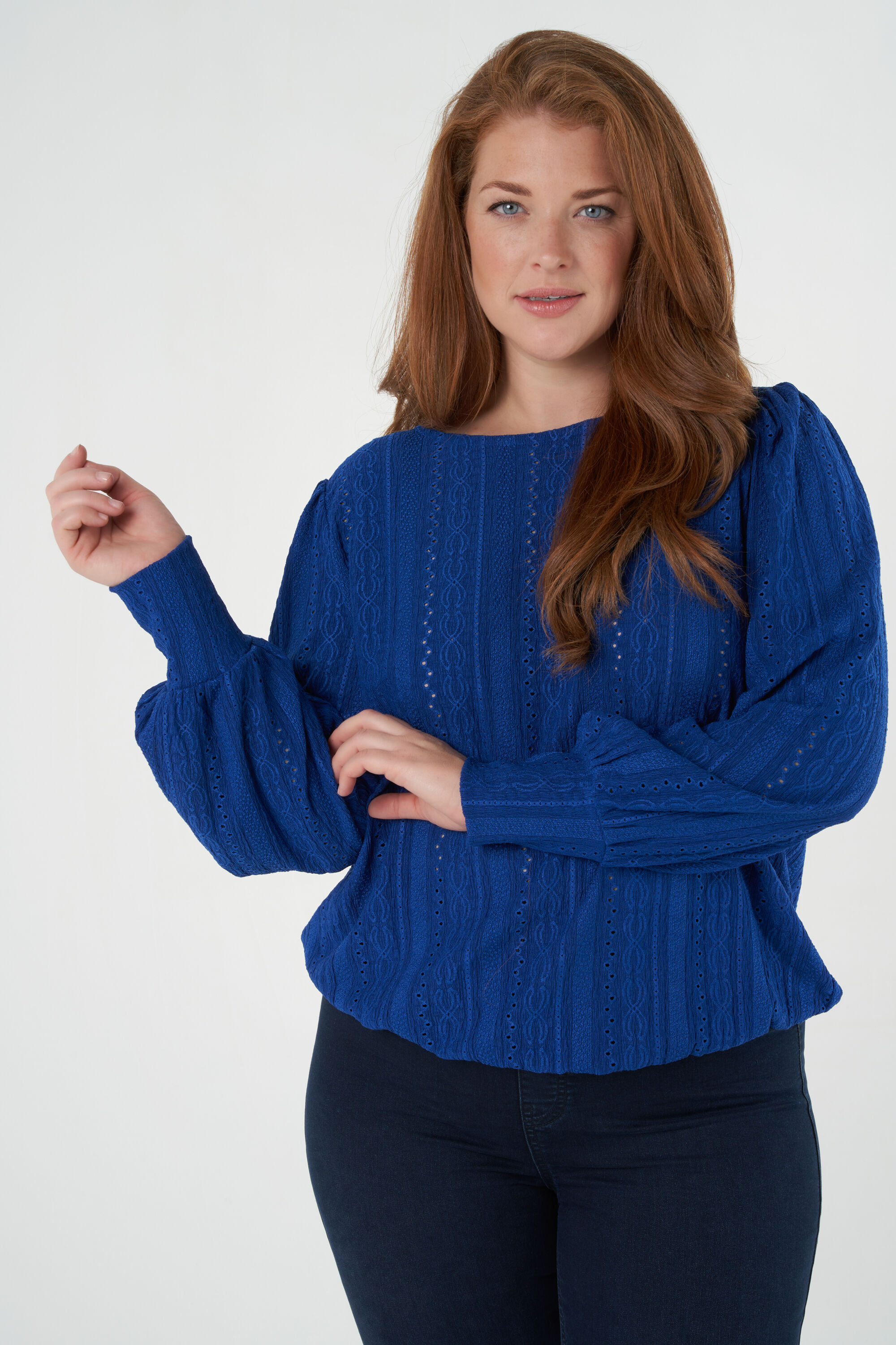 Top mit Ballon-Passform image number 6